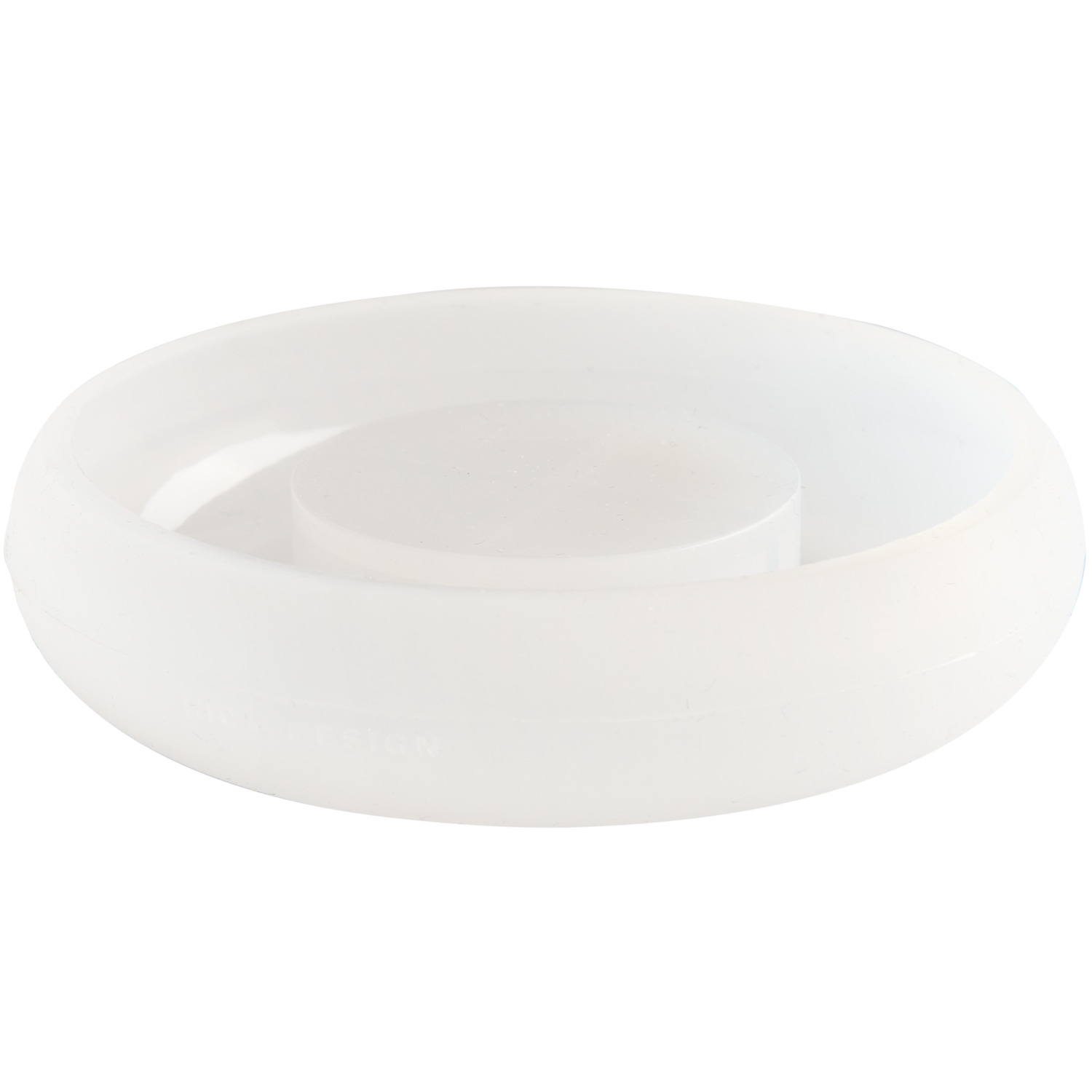 Silikon Gießform Teelicht rund von Rico Design, weiß, ideal für kreative Teelichtprojekte, Ø8,5x2cm.
