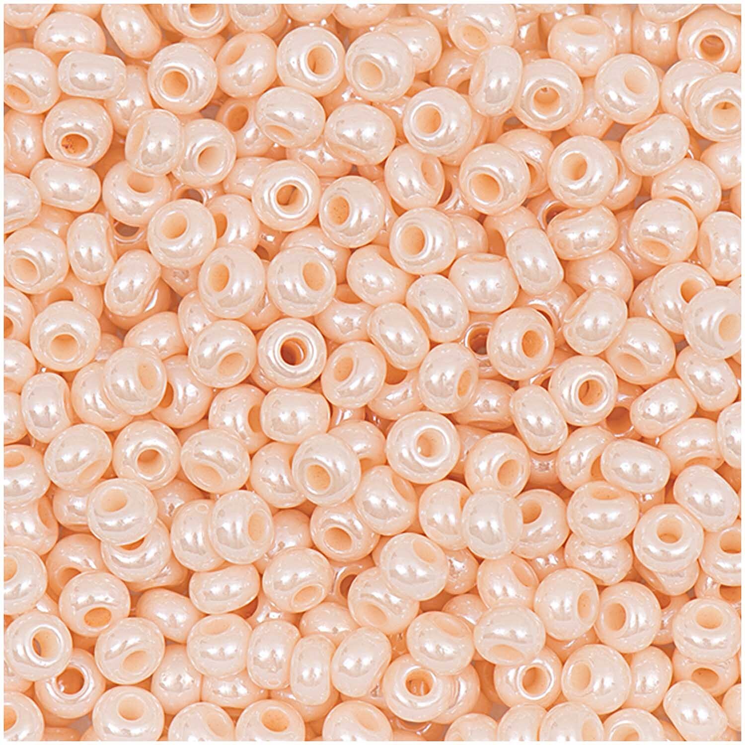 itoshii beads Perlen 2,6mm 17g, cremefarbene Muscheloptik von Rico Design, ideal für Schmuckdesign.