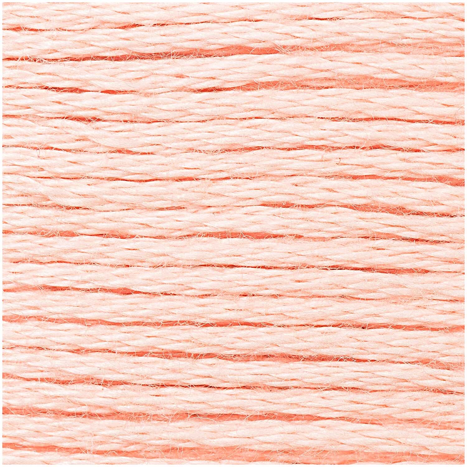 Sticktwist 8m von Rico Design in zartem Rosa, ideal für kreative Stickprojekte und Handarbeiten.