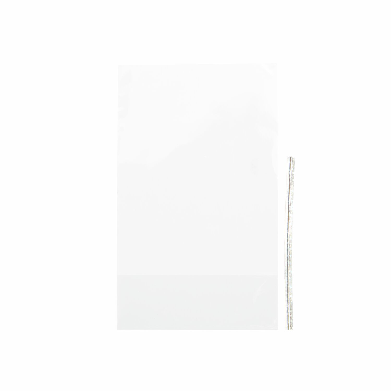Kekstüten Transparent, 10 Stück, von Rico Design. Klare Verpackung mit silbernem Verschlussband. Ideal für Geschenke und Aufbewahrung.