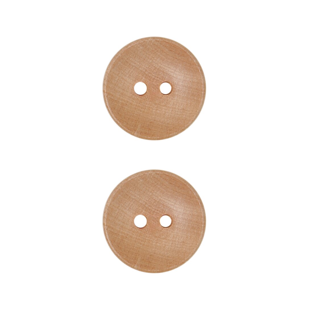 Holzknöpfe 1,8cm 2 Stück von Rico Design