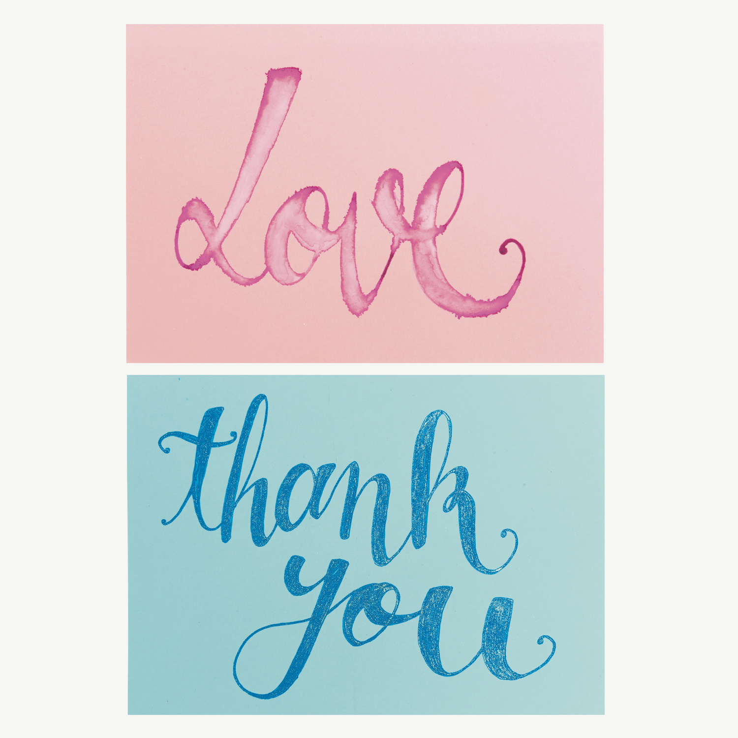 Anleitung Karten mit Handlettering gestalten von Rico Design