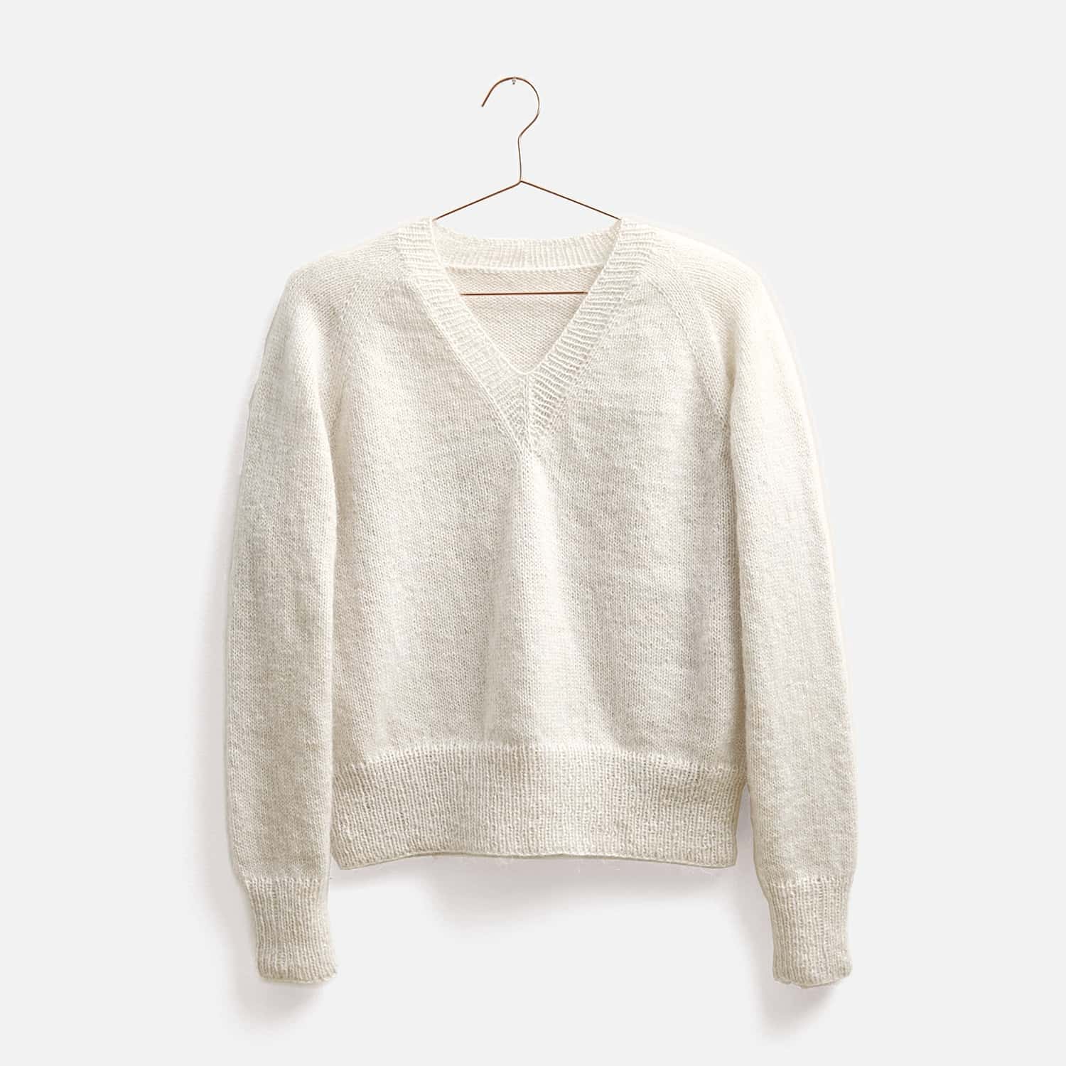 Gestrickter Pullover: Modell 11 aus dem Heft Top Down Knitting Special 2