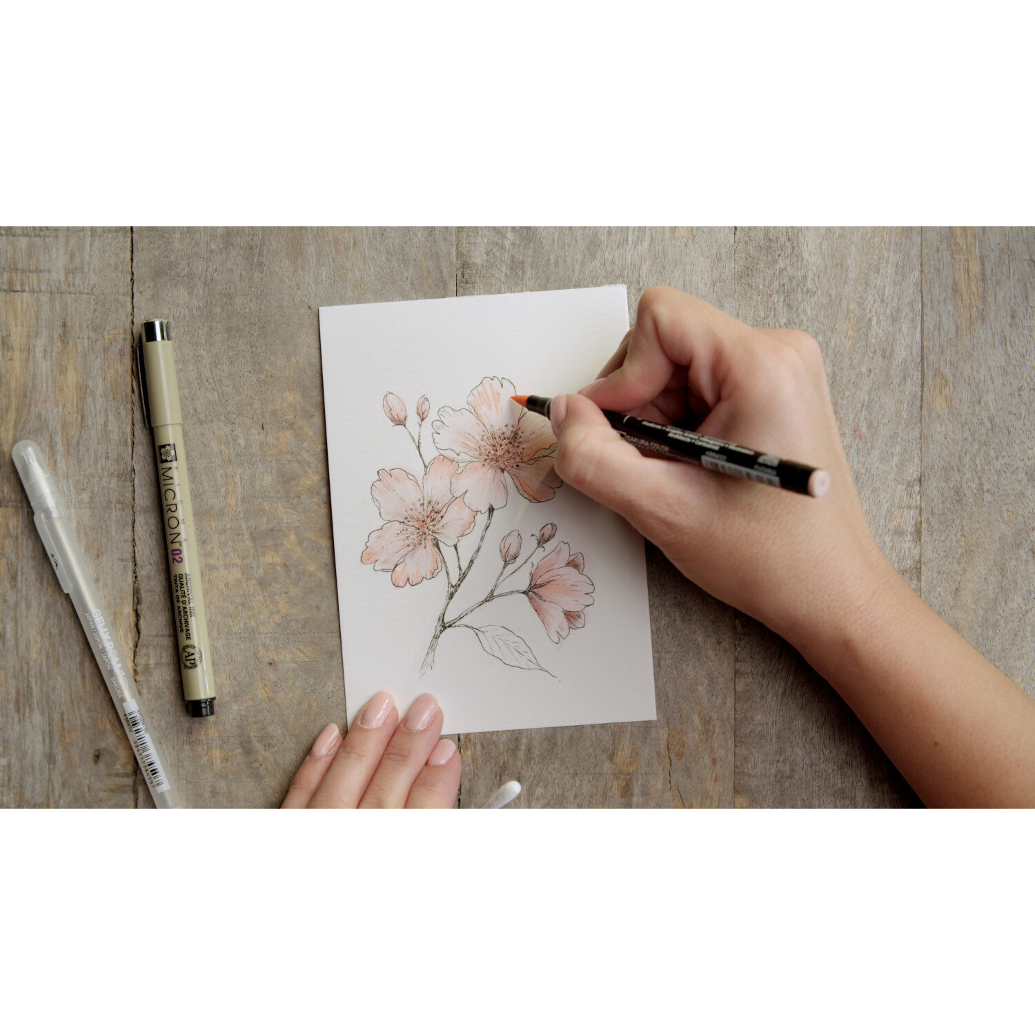 Kreativ-Set Kirschblüte von Royal Talens