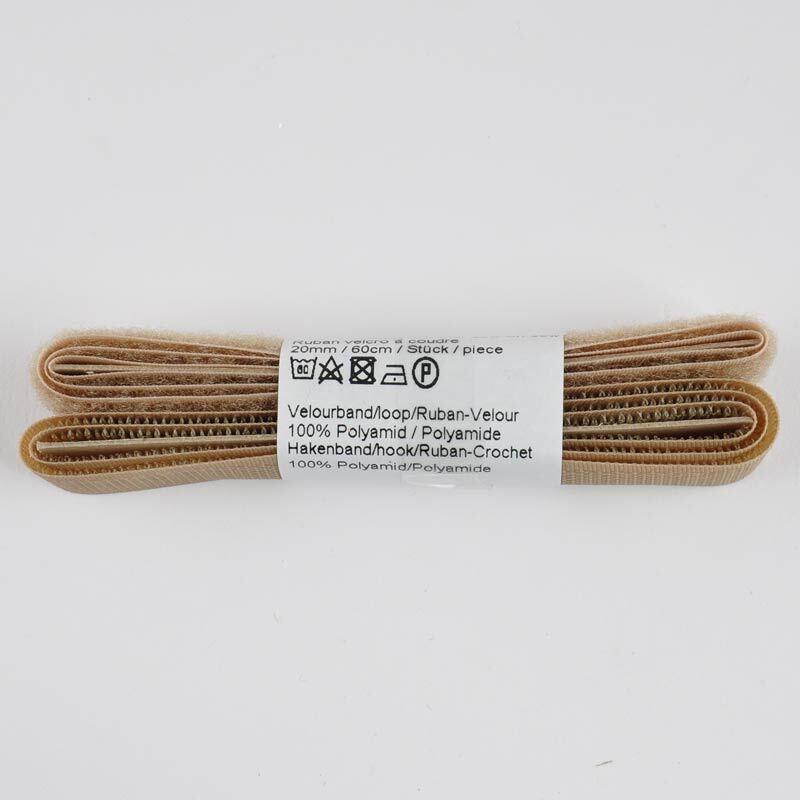 Klettverschluss beige 20mm 60cm von Gütermann creativ 
