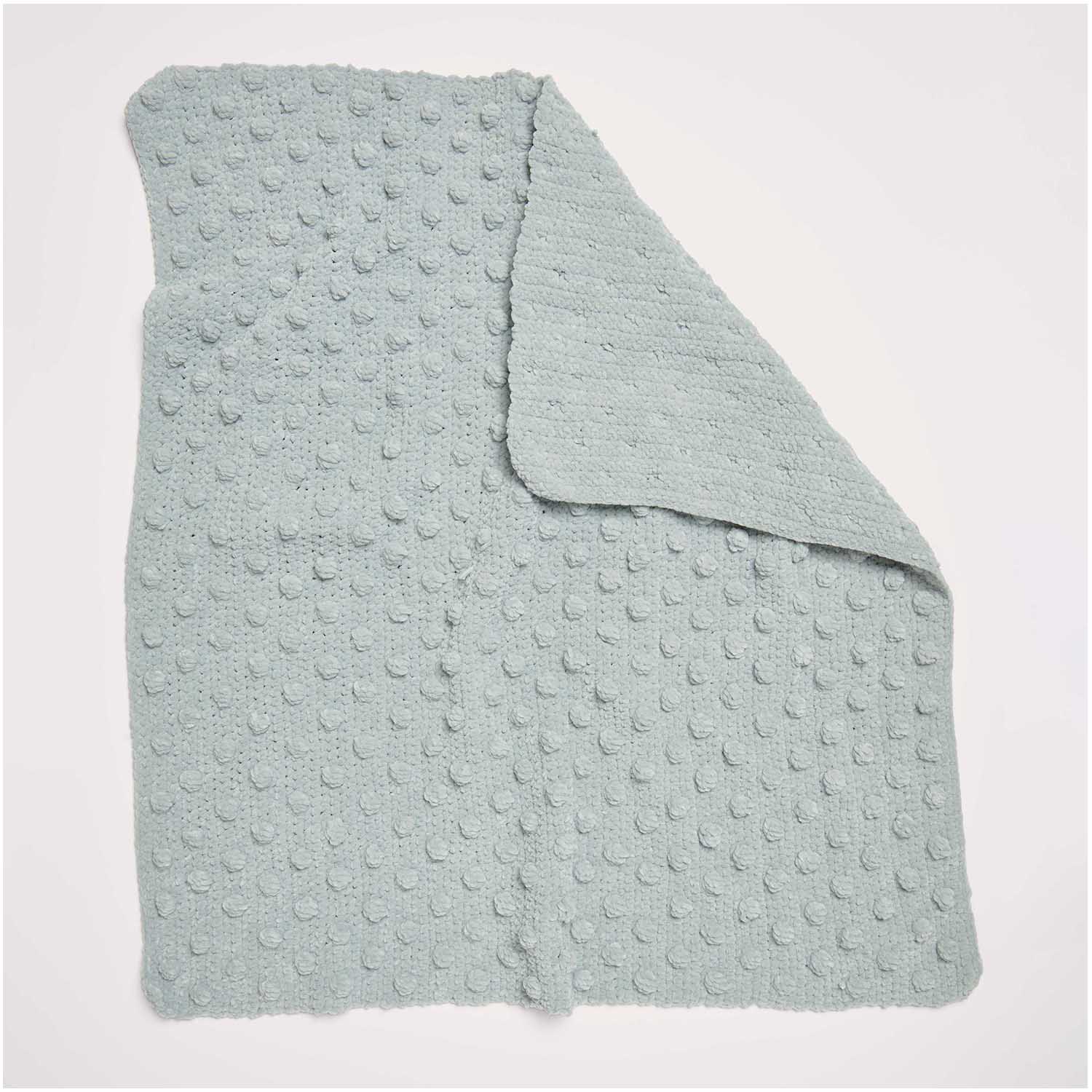 Gestrickte Decke: Modell 07 aus dem Heft Baby Chenillove
