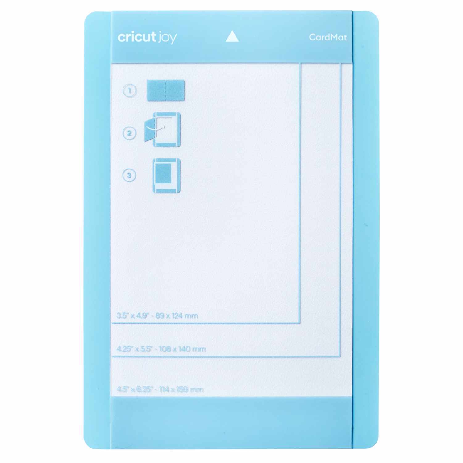Joy Card Mat Kartenschneidematte von Cricut in Blau, ideal für präzises Schneiden von Karten.