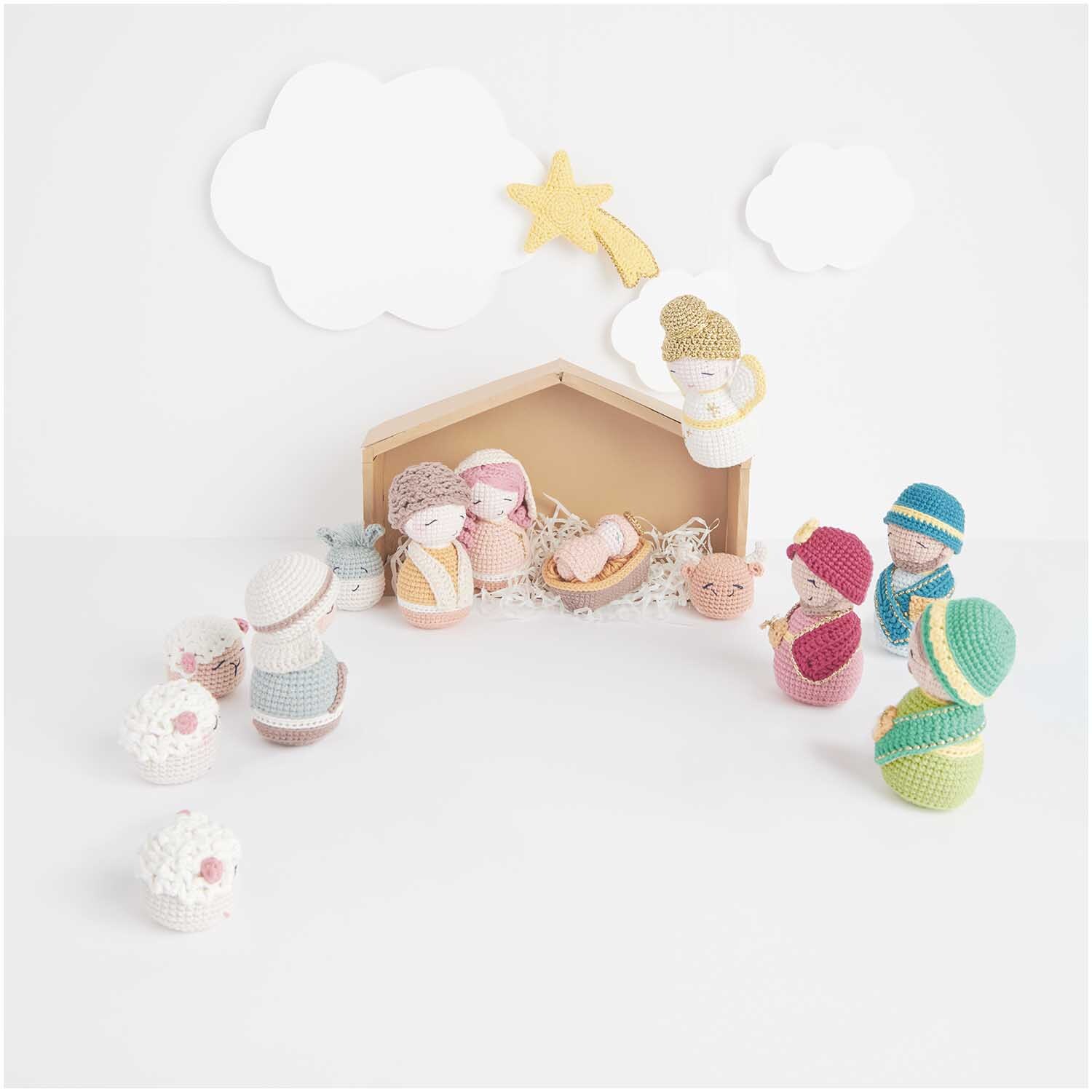 Ricorumi Garnset "Weihnachtskrippe" 20-teilig von Rico Design