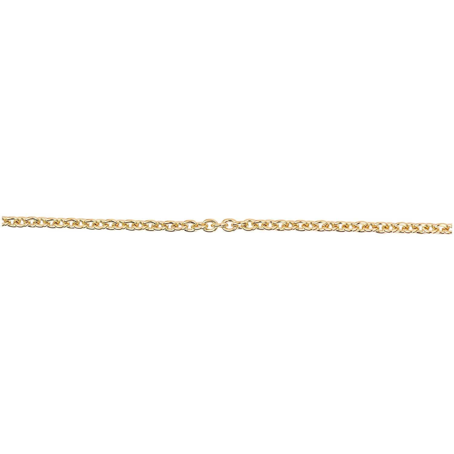 Gliederkette gold 4-5mm 1m von Rico Design, feine goldene Kette mit gleichmäßigen Gliedern.