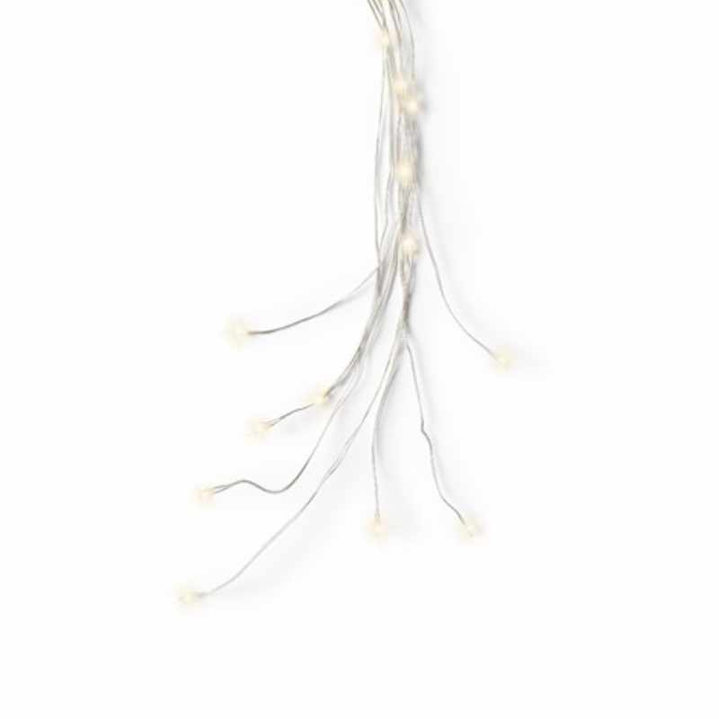 Micro LED-Bündel warmweiß 65cm von Kaemingk, zeigt zarte, leuchtende Lichterketten in elegantem Design. Ideal für stimmungsvolle Dekorationen.