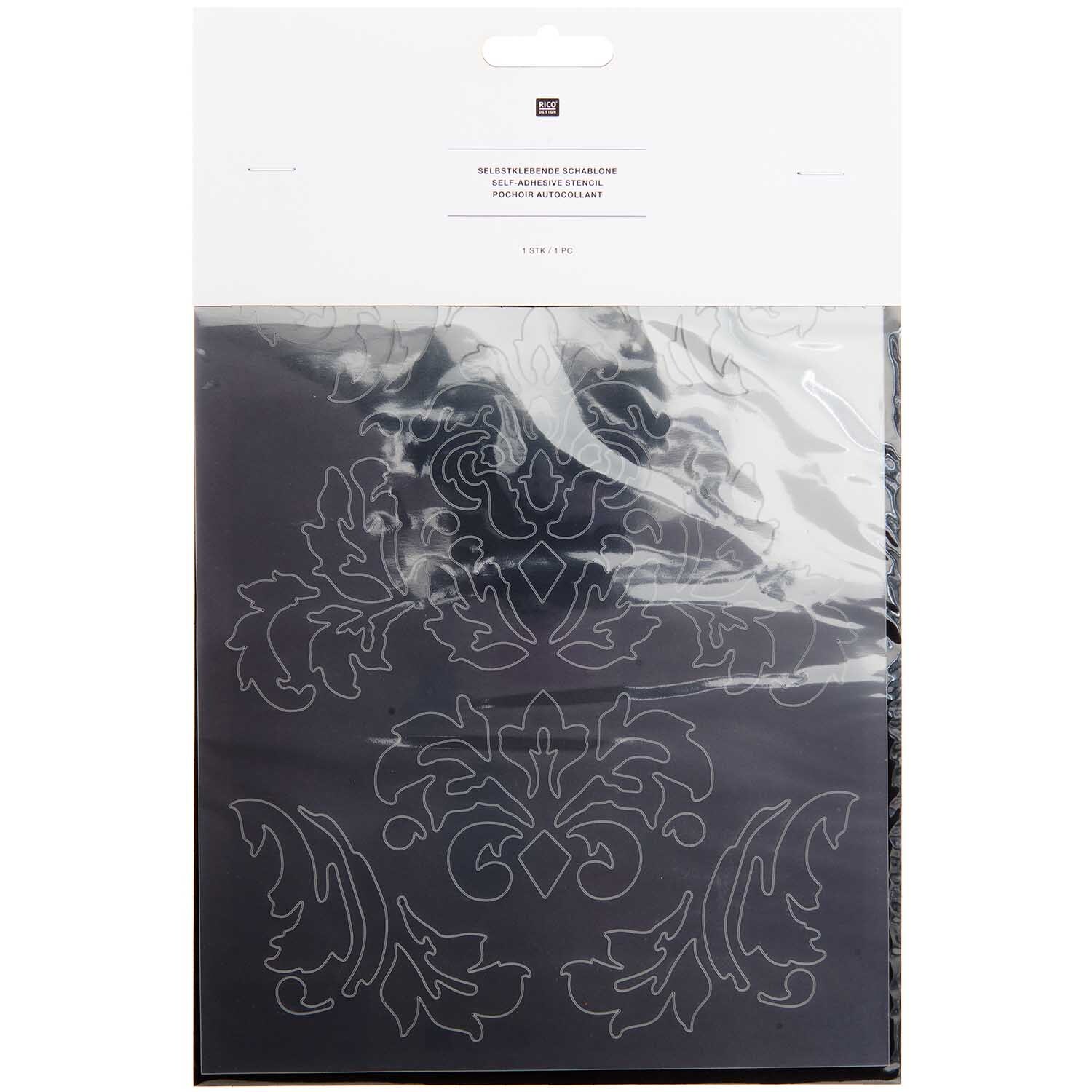 Schablone romatische Ornamente 18,5x24,5cm selbstklebend von Rico Design