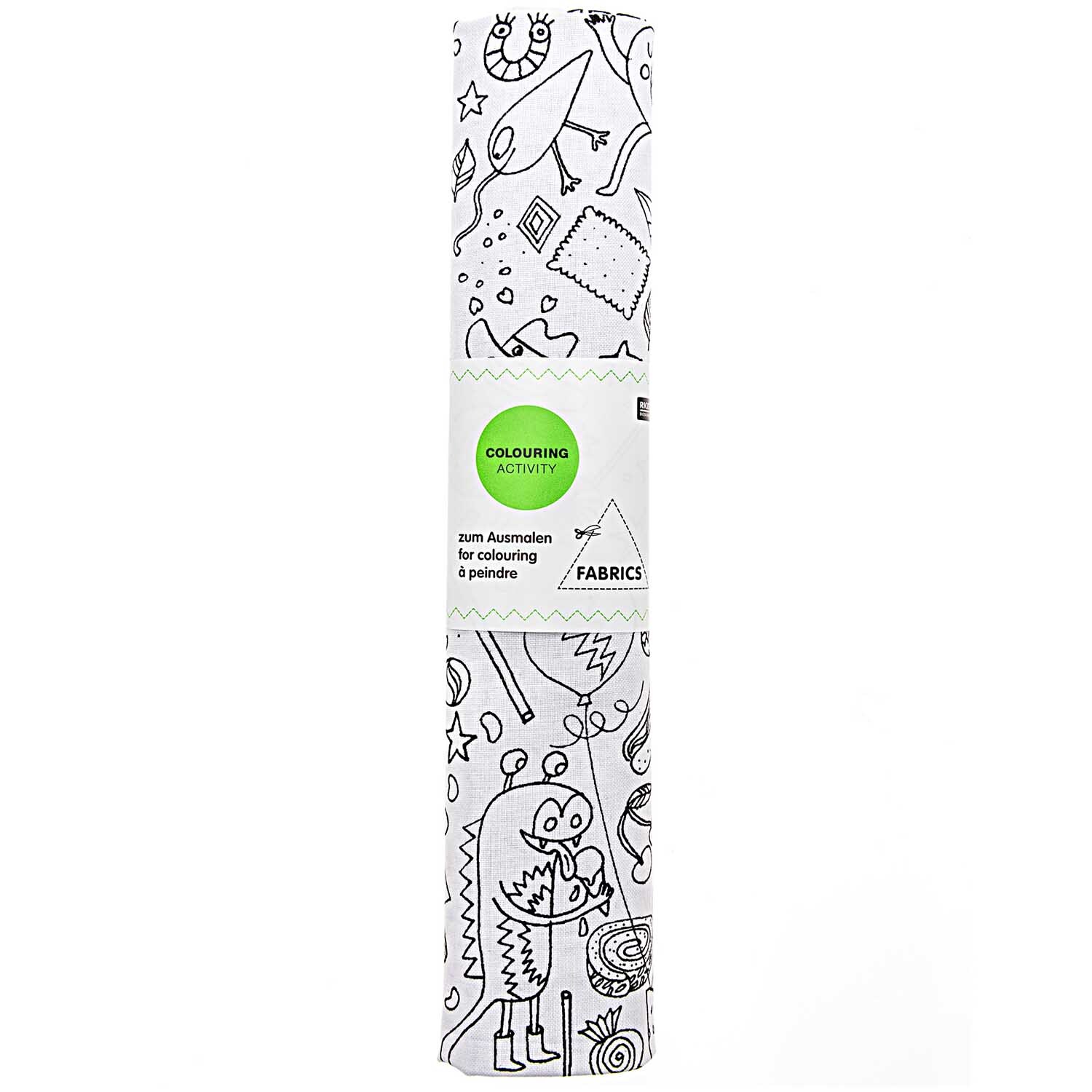 Stoff zum Ausmalen 50x140cm von Rico Design