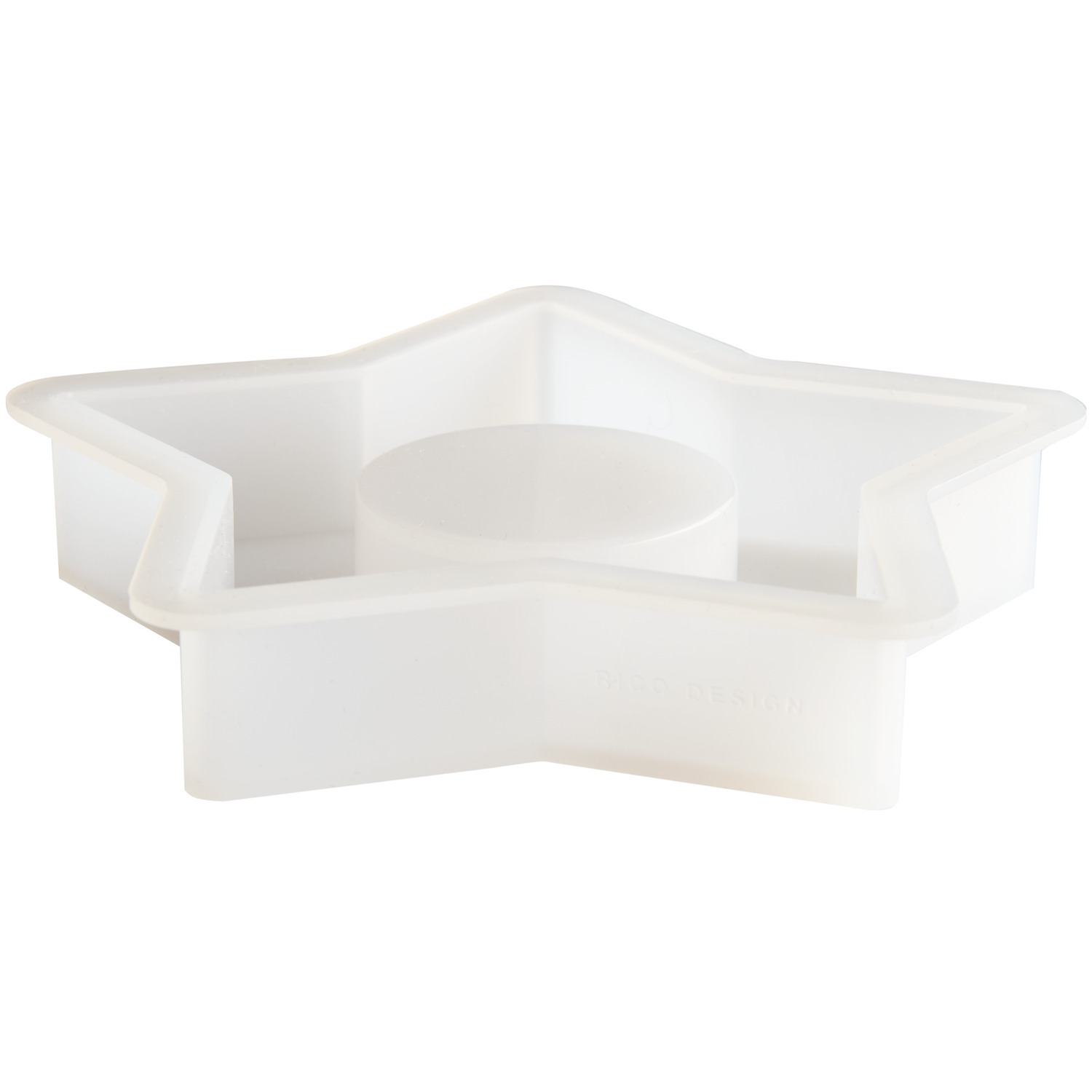 Silikon Gießform Teelicht Stern von Rico Design in Sternform, ideal für kreative Bastelprojekte.