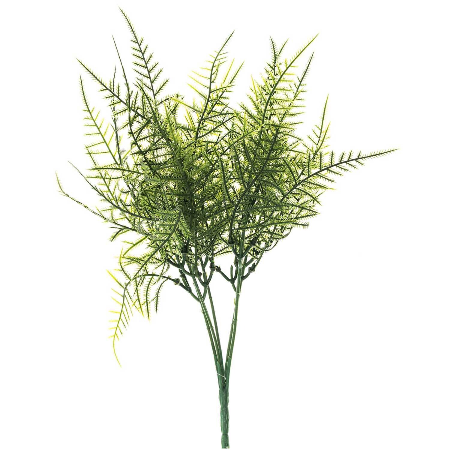 Farnbusch 30cm: Detaillierte grüne Kunstpflanze von idee. Creativmarkt, ideal für Dekorationen.