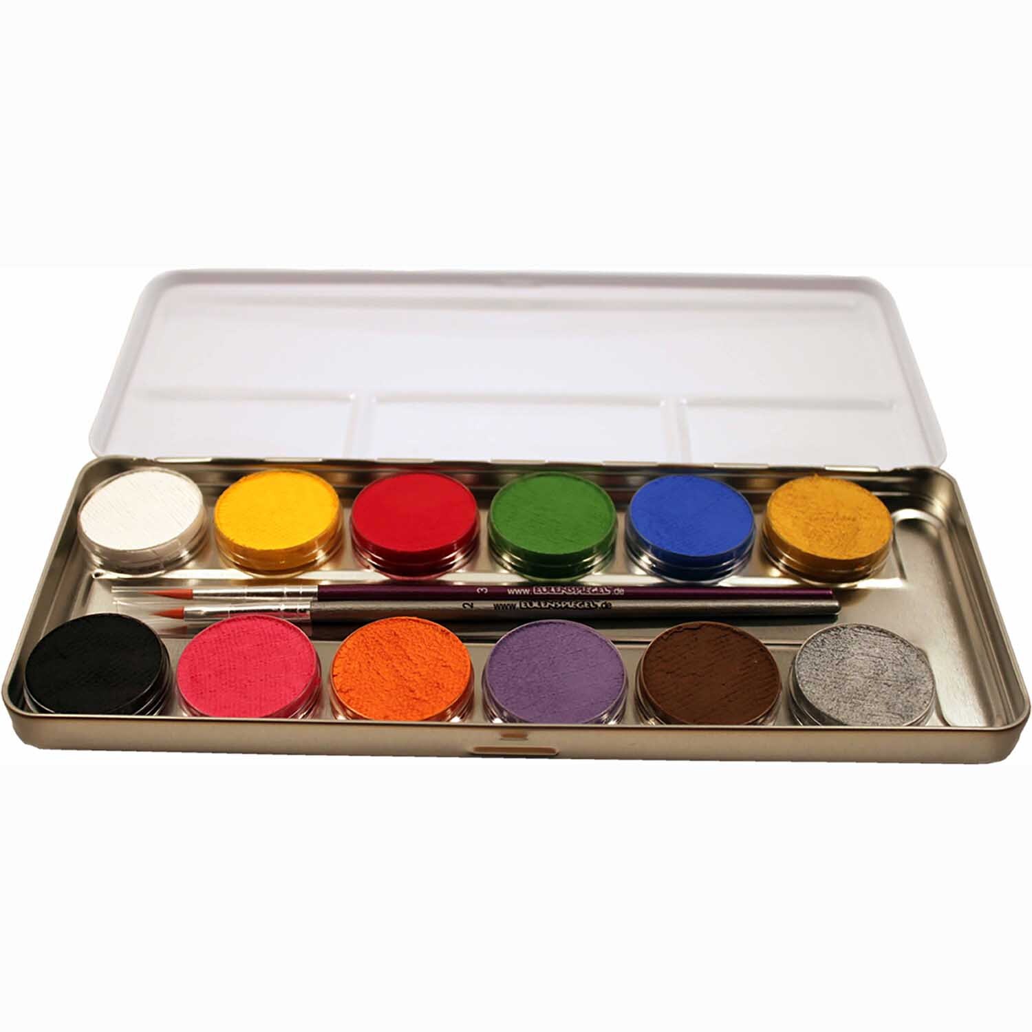 Schminkfarben 12er Set von Eulenspiegel Profi-Schminkfarben 