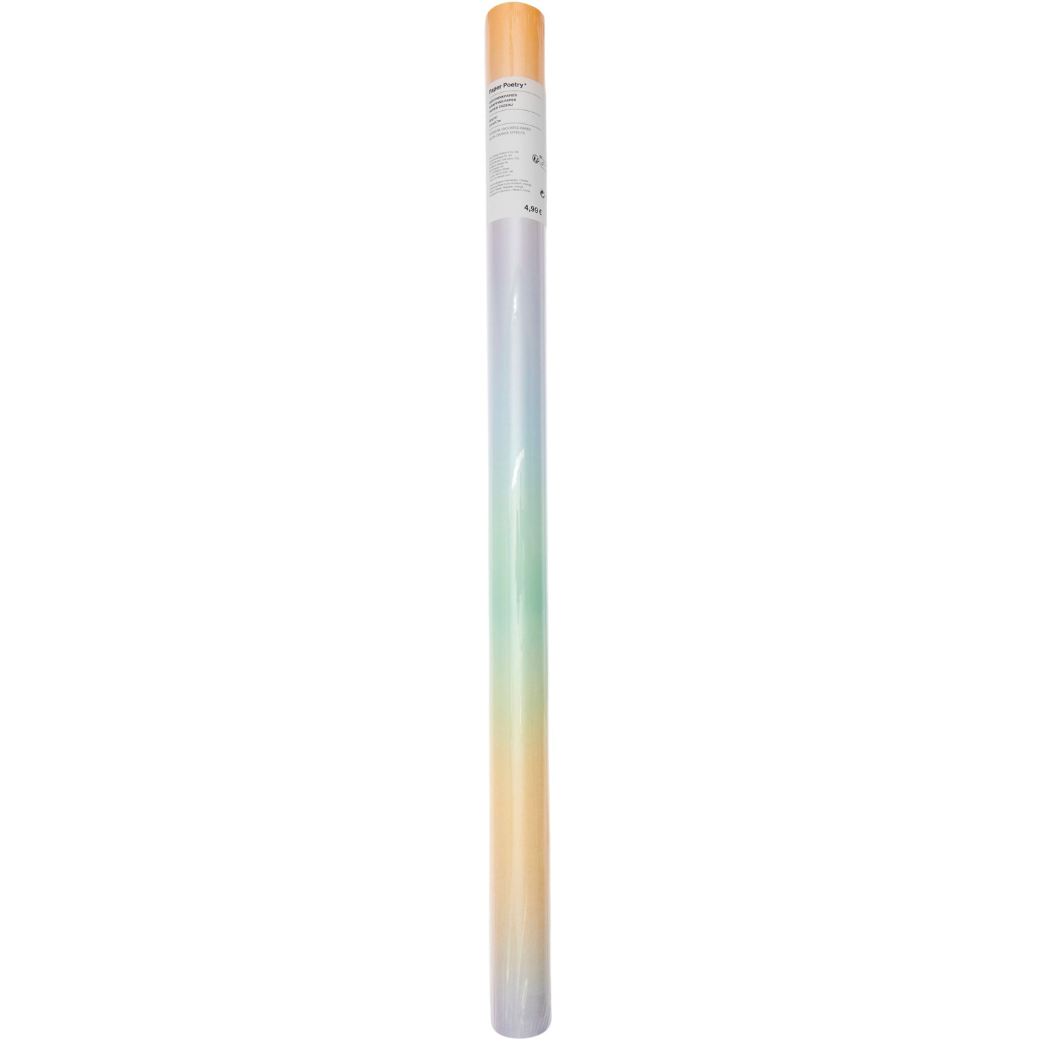 Paper Poetry Geschenkpapier Farbverlauf 200x70cm 80g/m² Farbe Orange von Rico Design