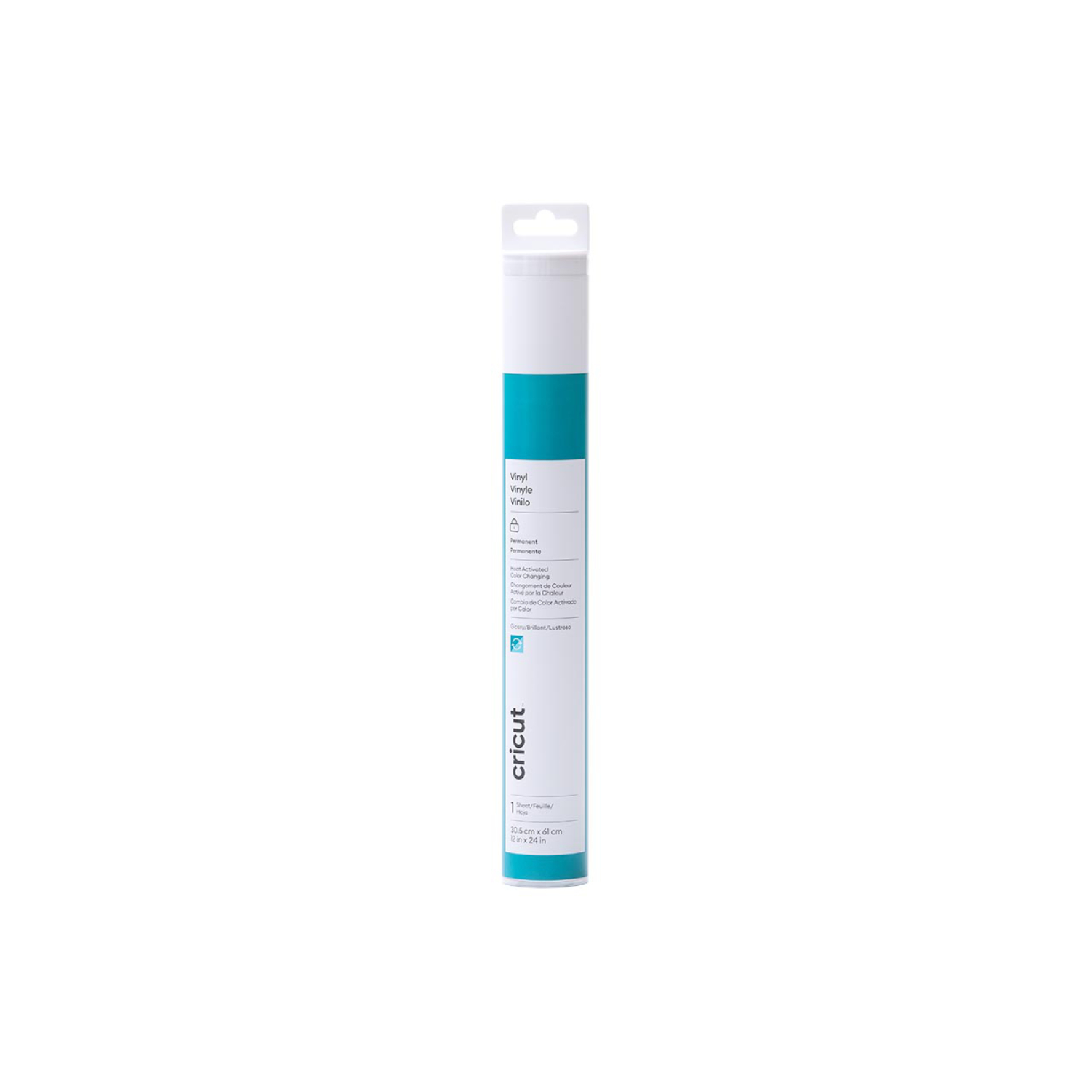 Color change Vinyl HOT Permanent 30x60cm Farbe Blau von Cricut Germany 