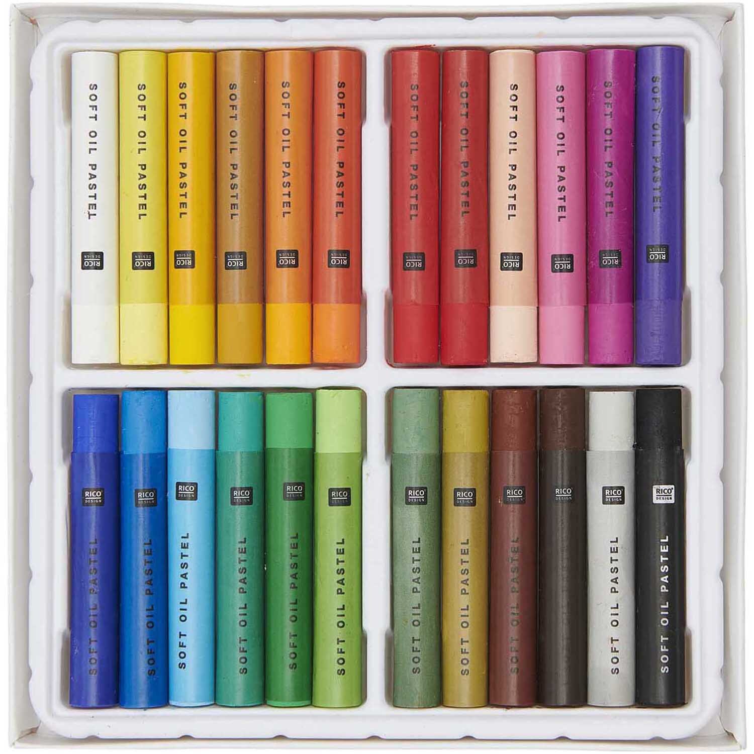 Ölpastellkreide 24 Farben von Rico Design