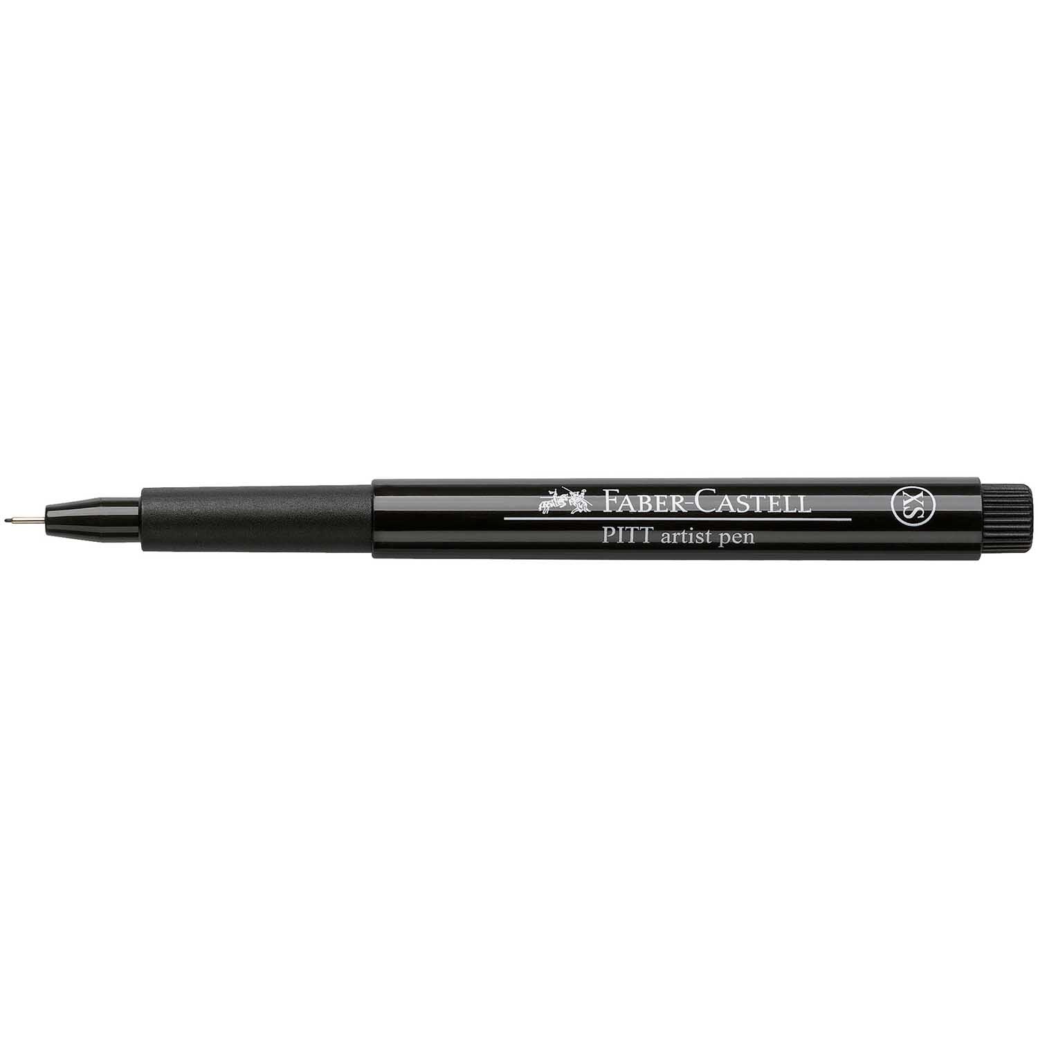 PITT artist pen in Schwarz von Faber Castell, ideal für präzises Zeichnen und Skizzieren.