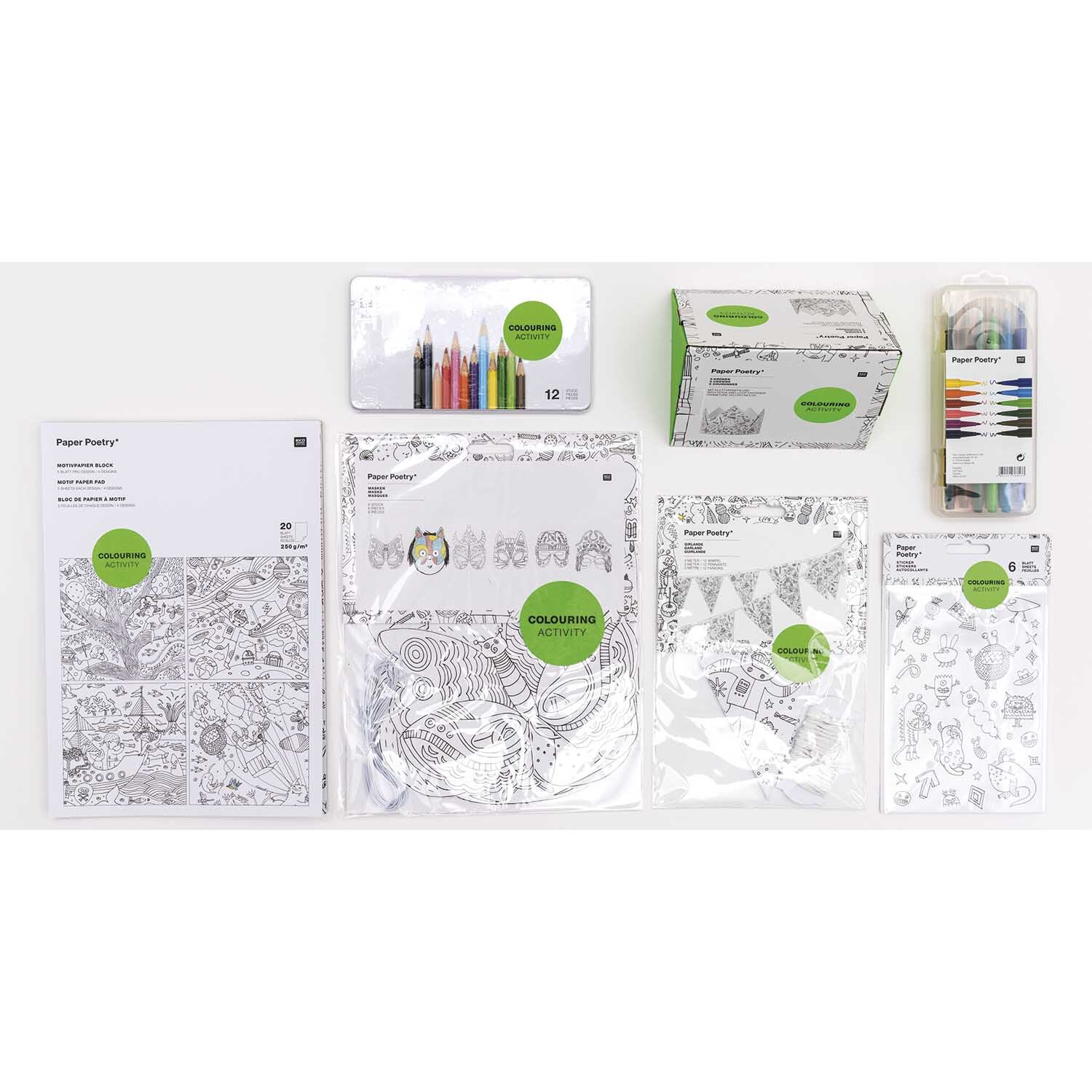 DIY Set Ausmalen für Kinder von Rico Design