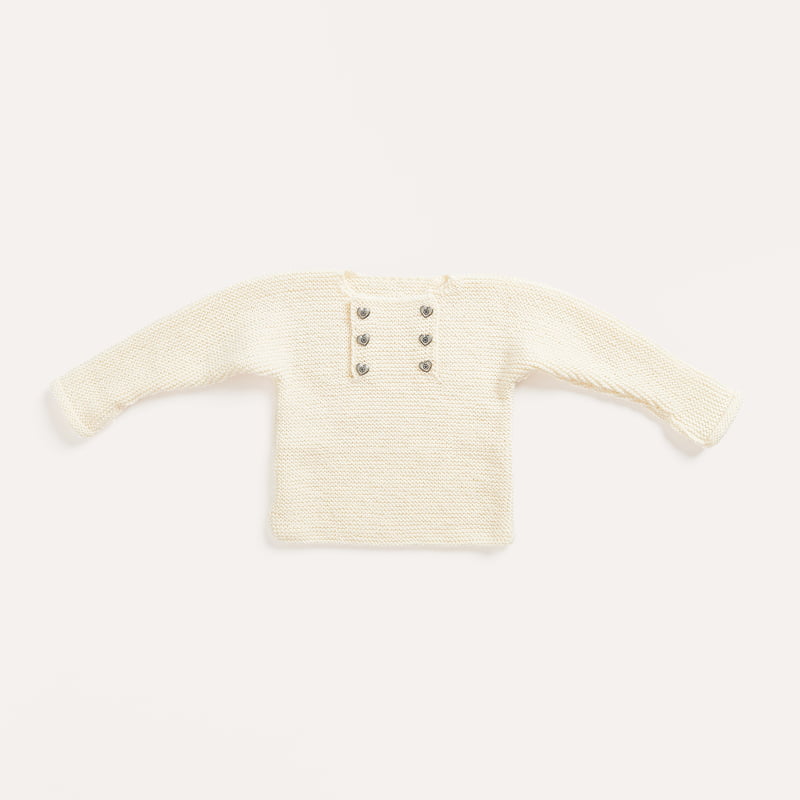Gestrickter Babypullover: Modell 15 aus dem Heft Trachten Special I mog di