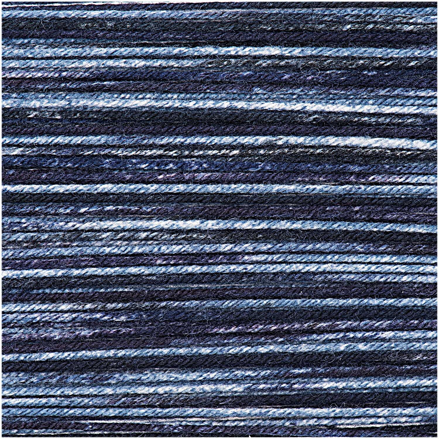 Essentials Merino Print dk 50g Farbe Blau Mix von Rico Design