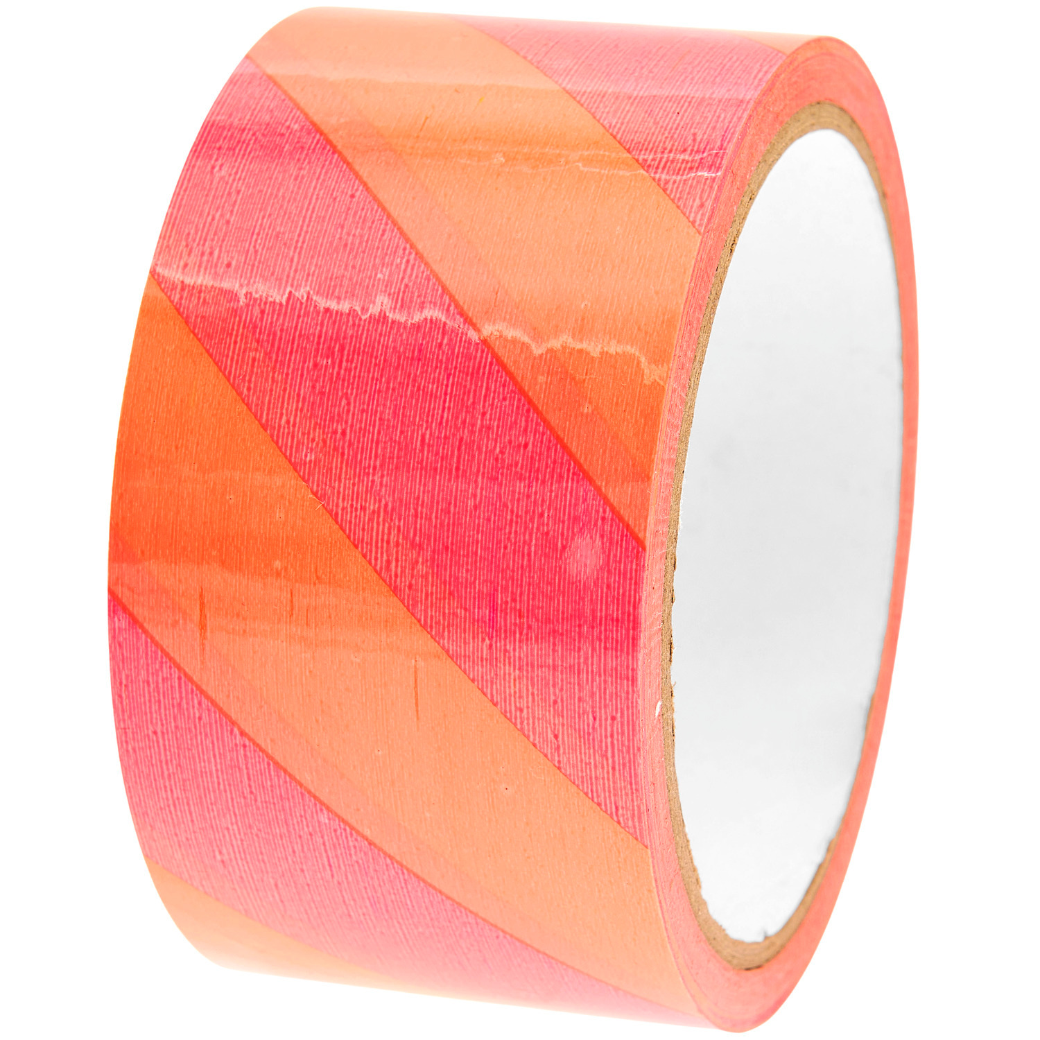 Paper Poetry Paketklebeband in Neonpink und Neonorange, 5cm breit, 32m lang, von Rico Design. Ideal für kreative Verpackungen.