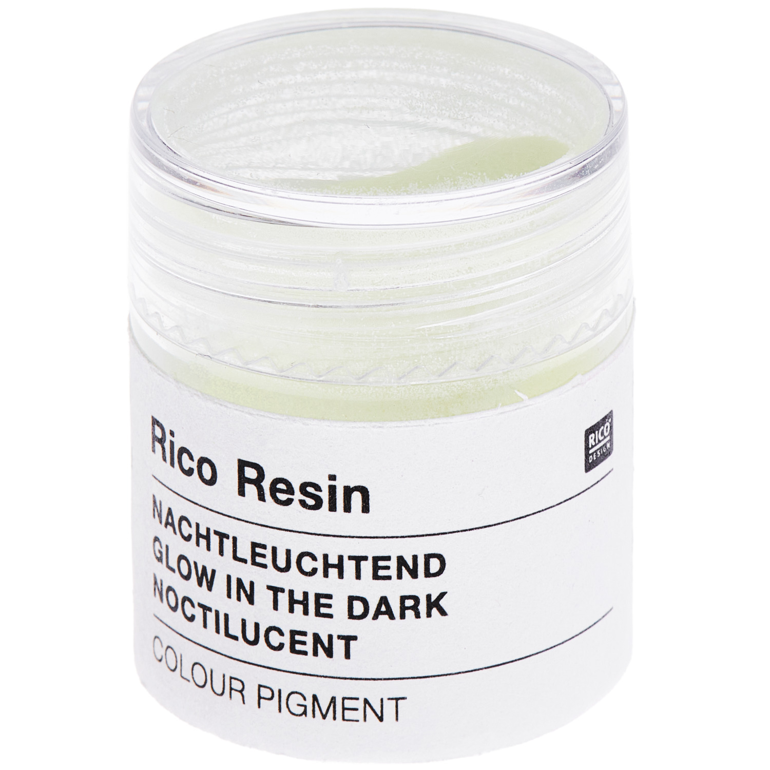 Farbpigmente für Resin Neon nachtleuchtend, 5ml, von Rico Design, ideal für kreative Leuchtprojekte.