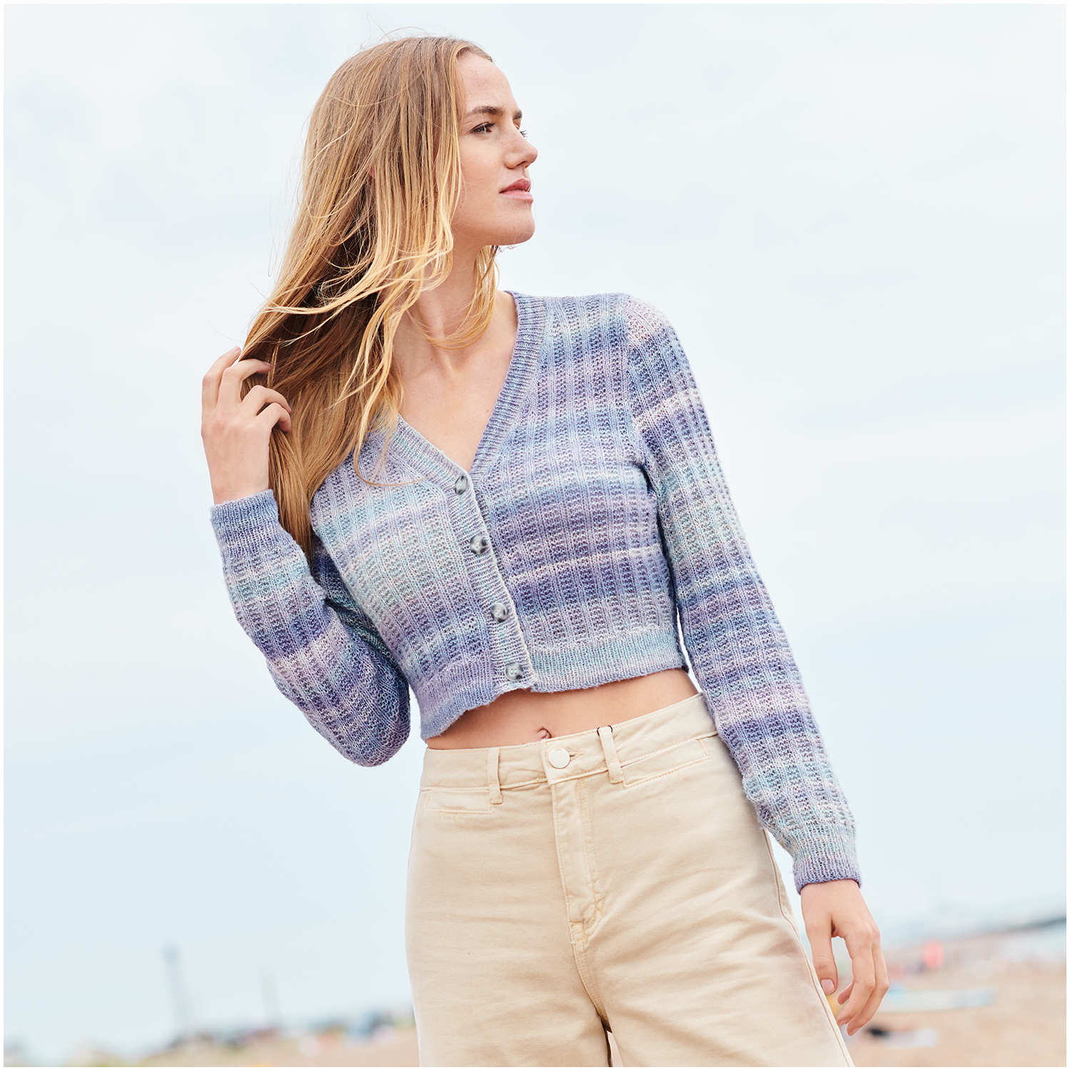 Strickset Jacke Modell 28 aus Lovewool Nr. 18 von Rico Design