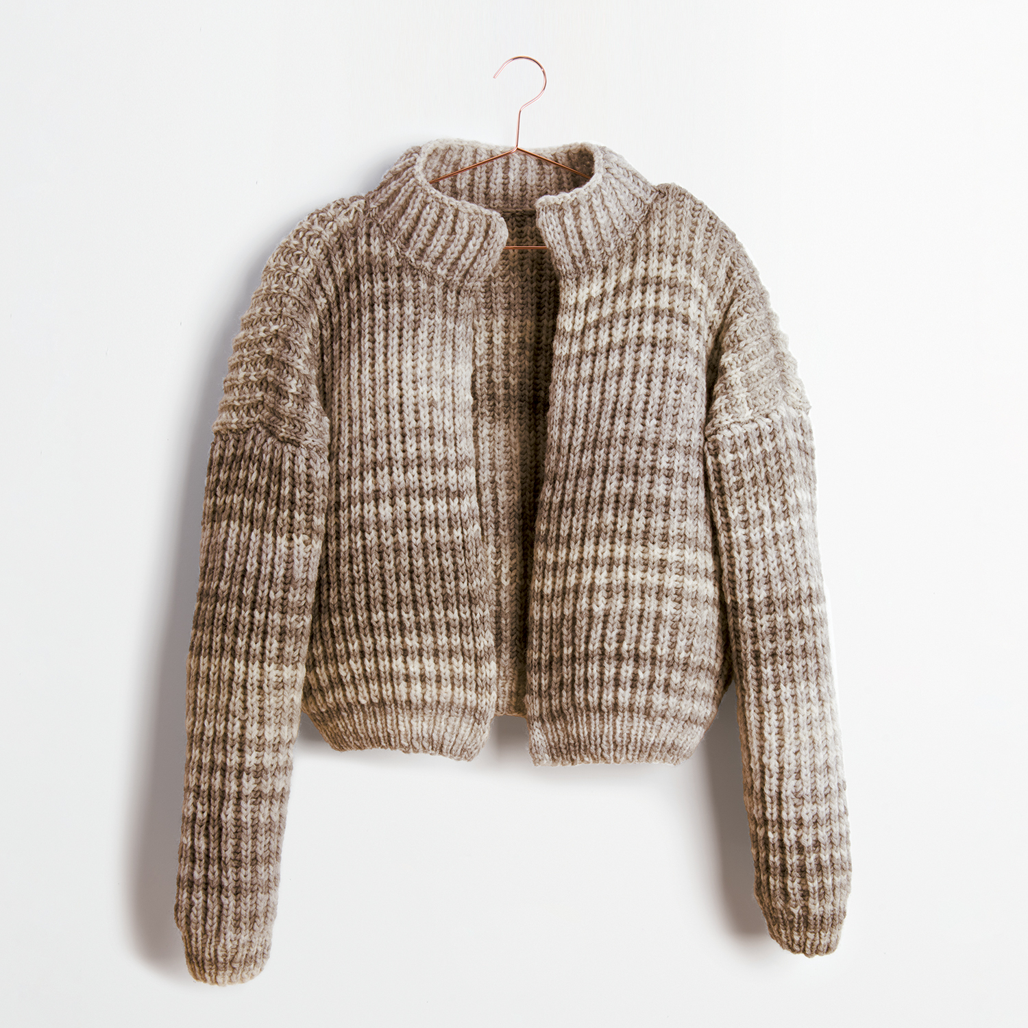 Strickanleitung Jacke aus Creative Light Melange von idee. Creativmarkt 