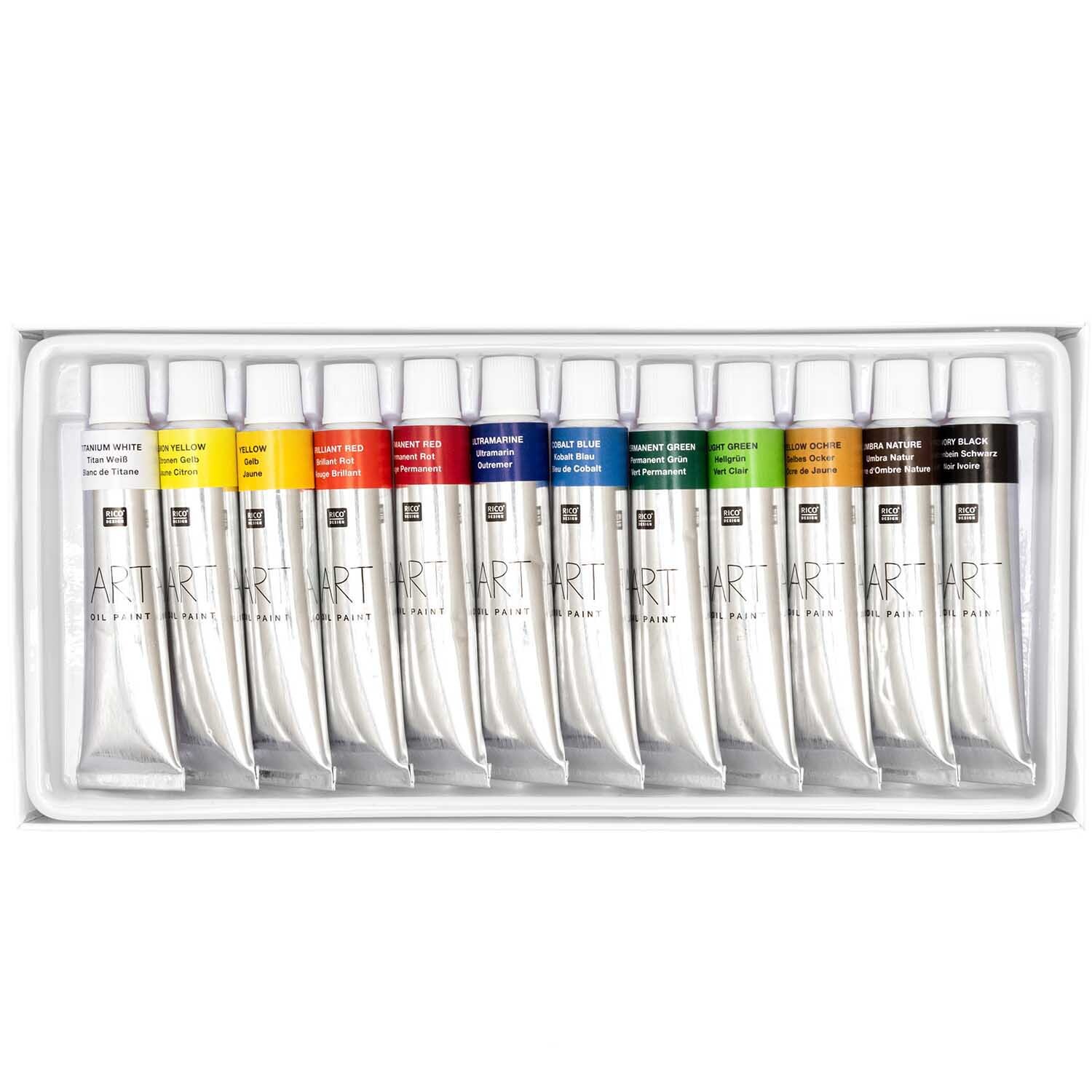 ART Ölfarben Set 12x12ml von Rico Design