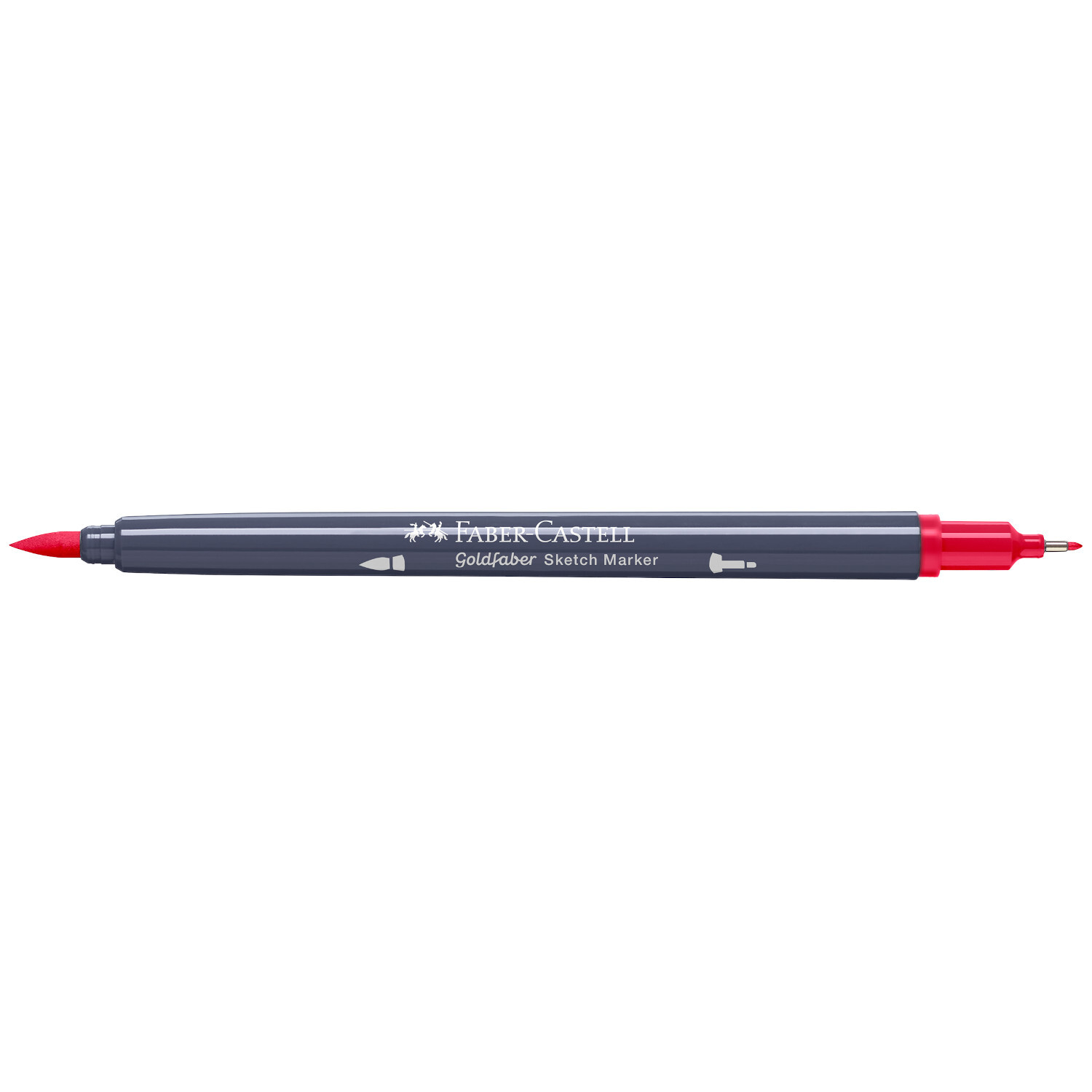 Goldfaber Sketch Marker von Faber Castell mit roter Spitze, ideal für präzises Zeichnen und Skizzieren.