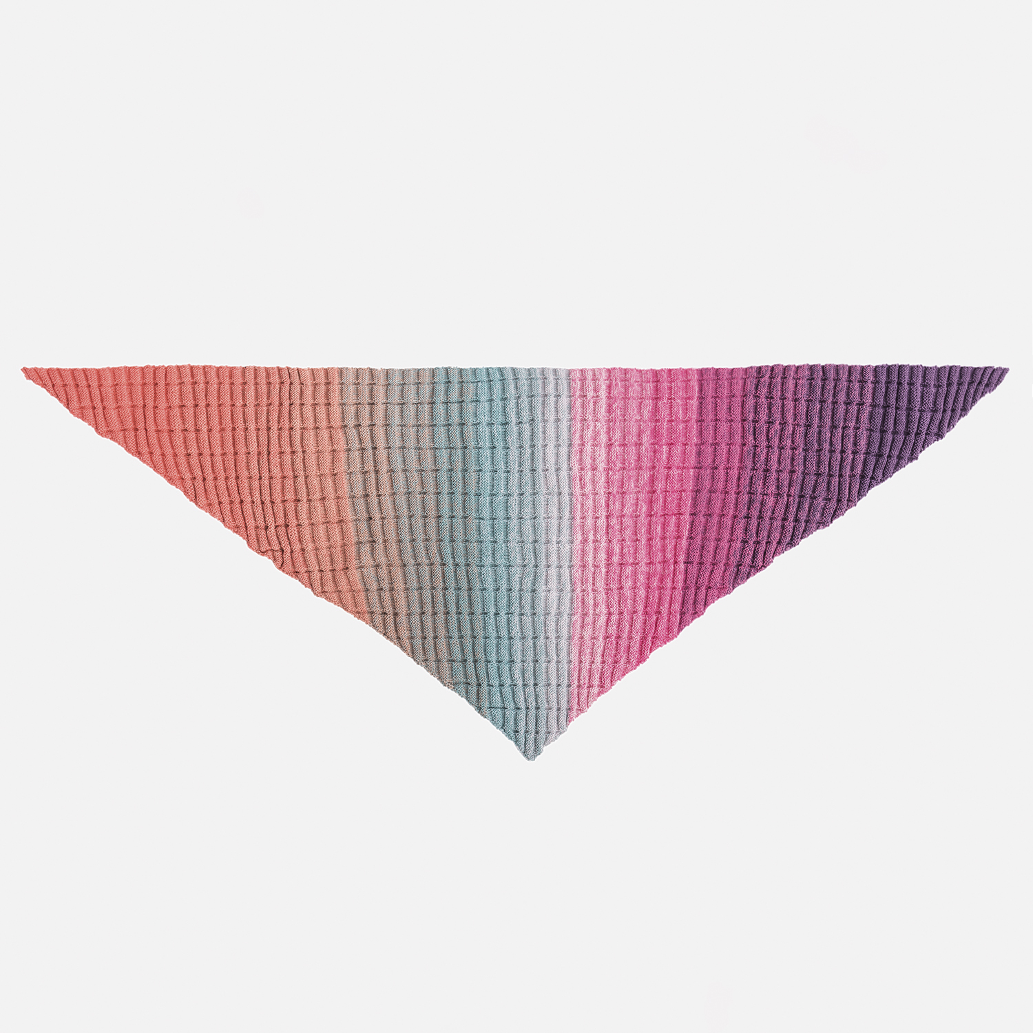 Strickanleitung Dreieckstuch aus Creative Wool Dégradé Super 6 von Rico Design
