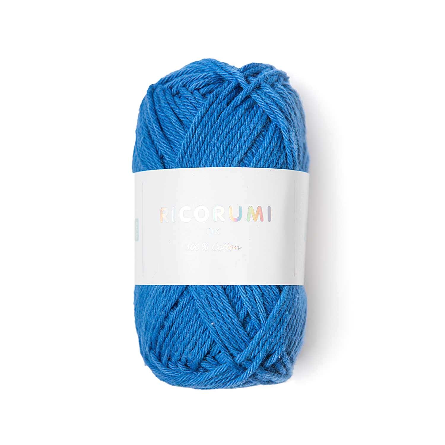 Creative Ricorumi dk Häkelset Ohrringe Modell 27 mit 25g blauem Garn von Rico Design.