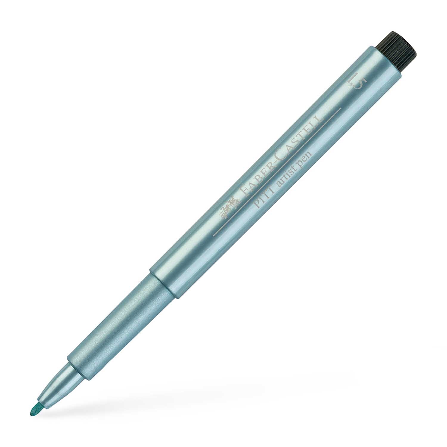 PITT artist pen 1,5mm von Faber Castell in Blau, ideal für präzises Zeichnen und Skizzieren.