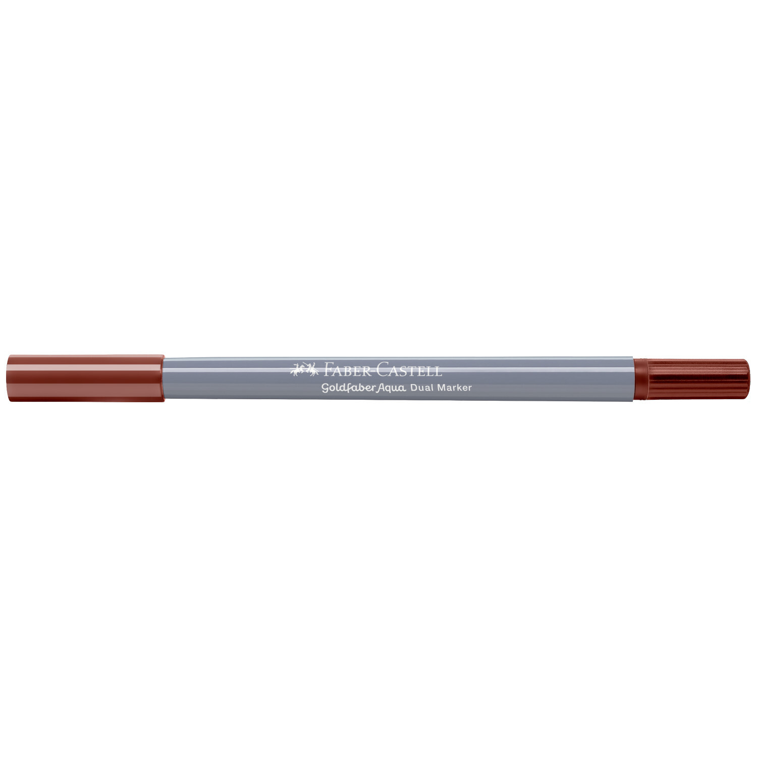 Goldfaber Aqua Dual Marker von Faber Castell in Siena Gebrannt, doppelseitiger Marker für vielseitige kreative Anwendungen.