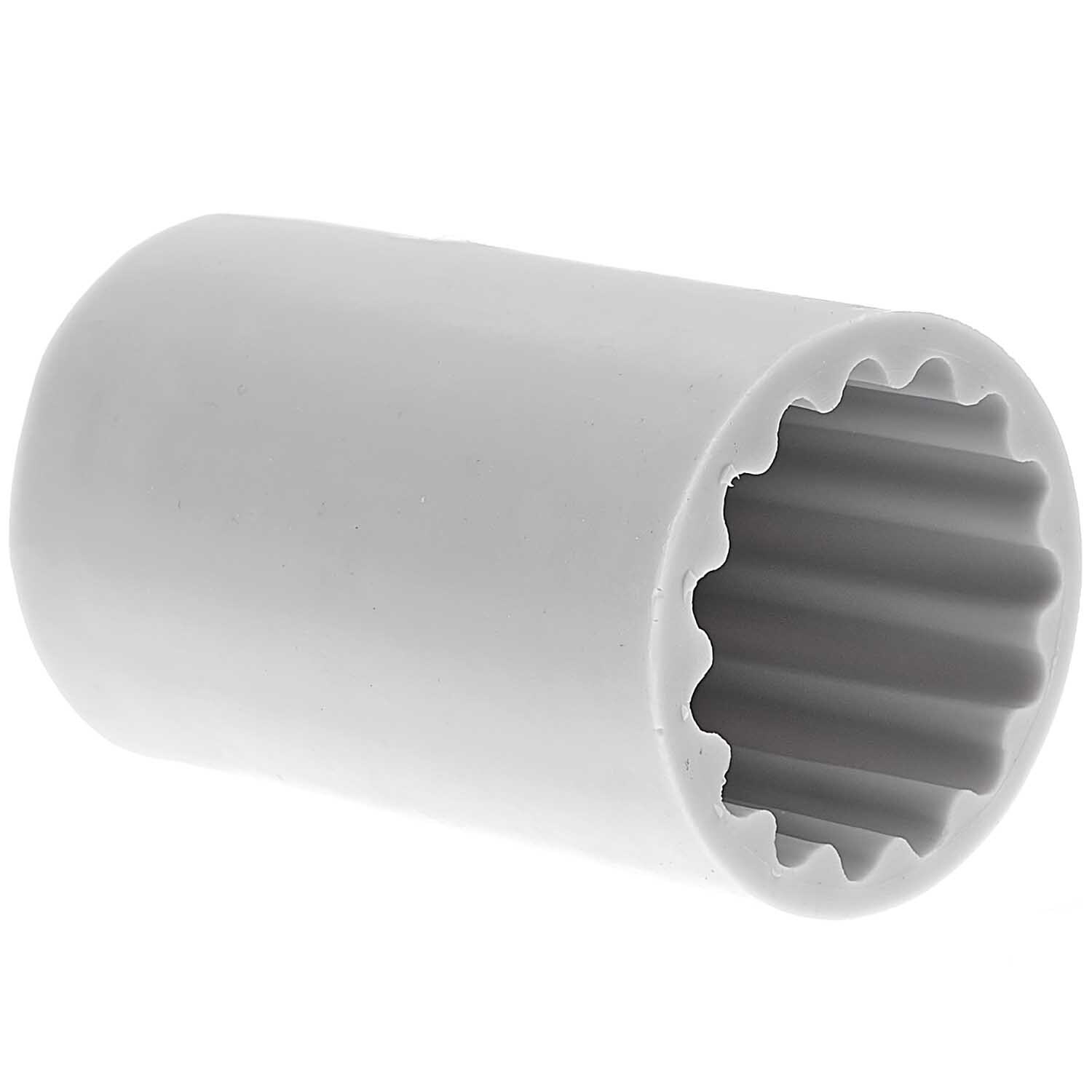 Kerzengießform Zylinder geriffelt von Rico Design in Weiß, ideal für kreative Kerzenprojekte.