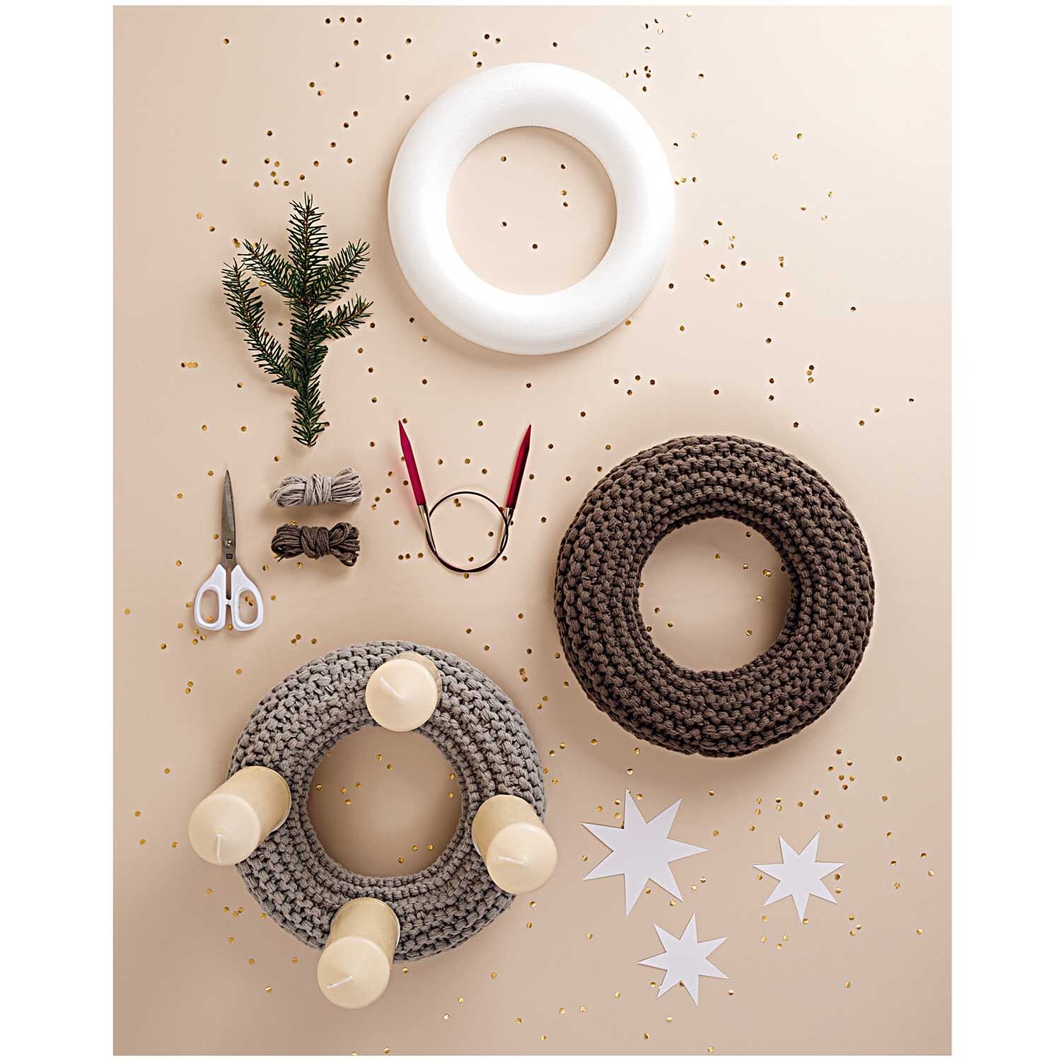 Polystyrol Halbring 20cm von Rico Design