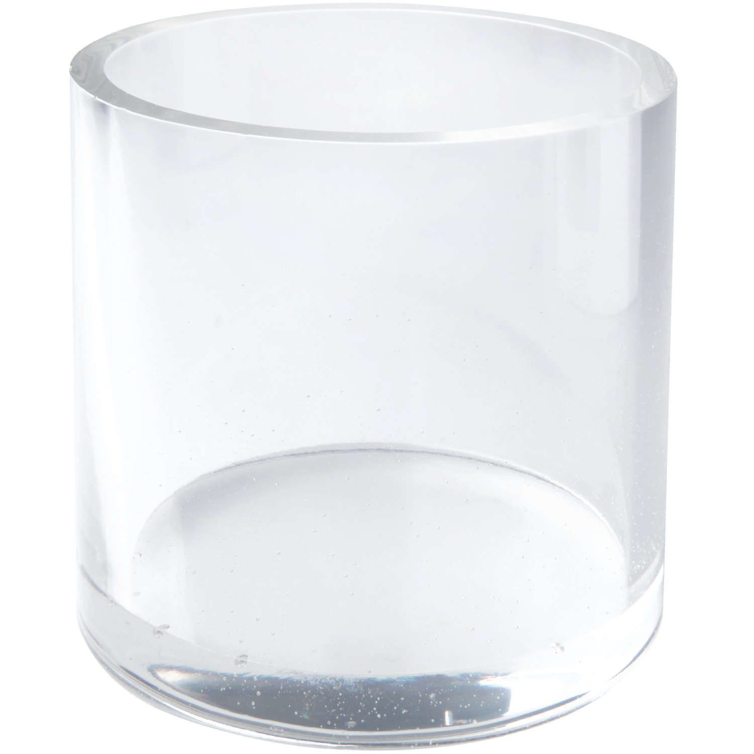 Silikon Gießform Behälter zylindrisch von Rico Design, transparent, ideal für kreative Projekte, Ø8,5x8,5cm.