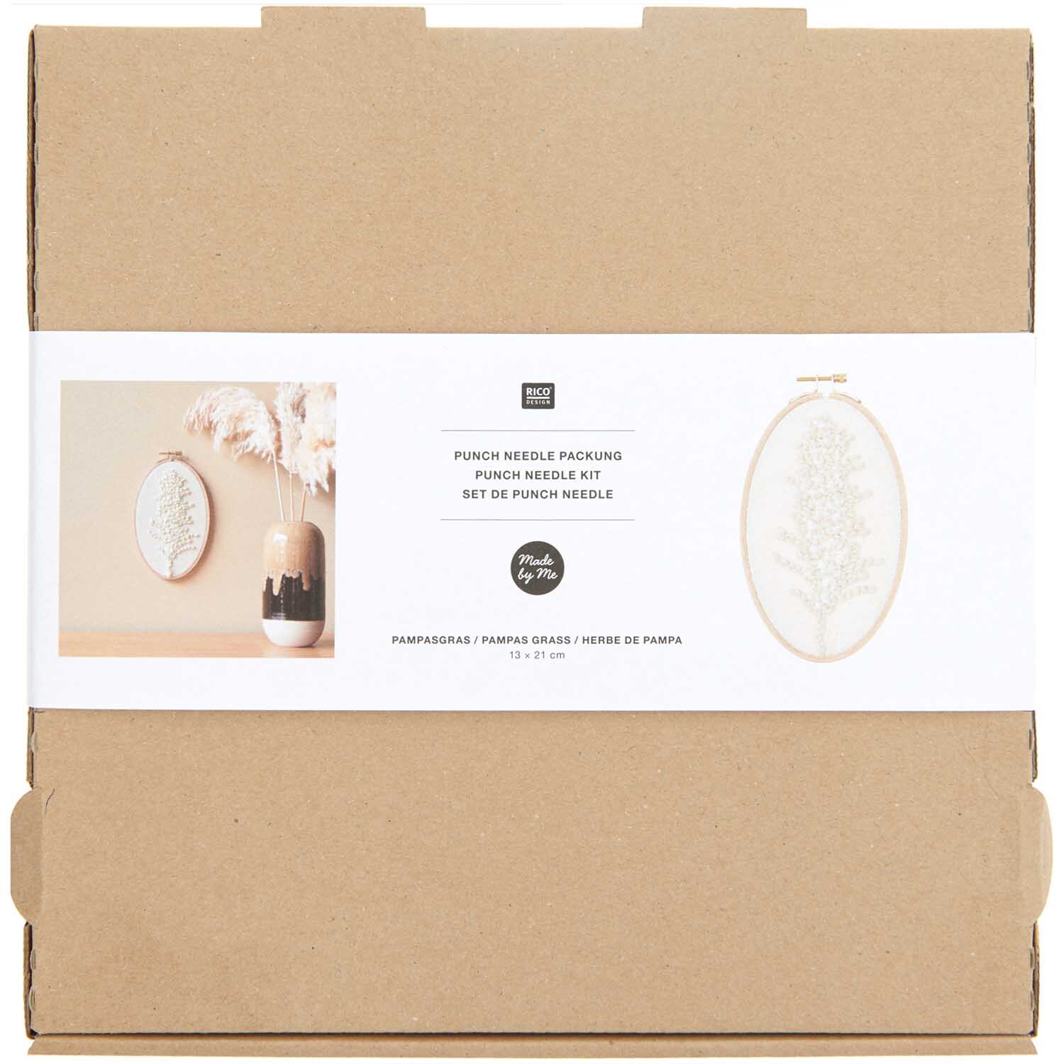 Punch Needle Packung Bild Pampasgras inkl. Punch Needle von Rico Design