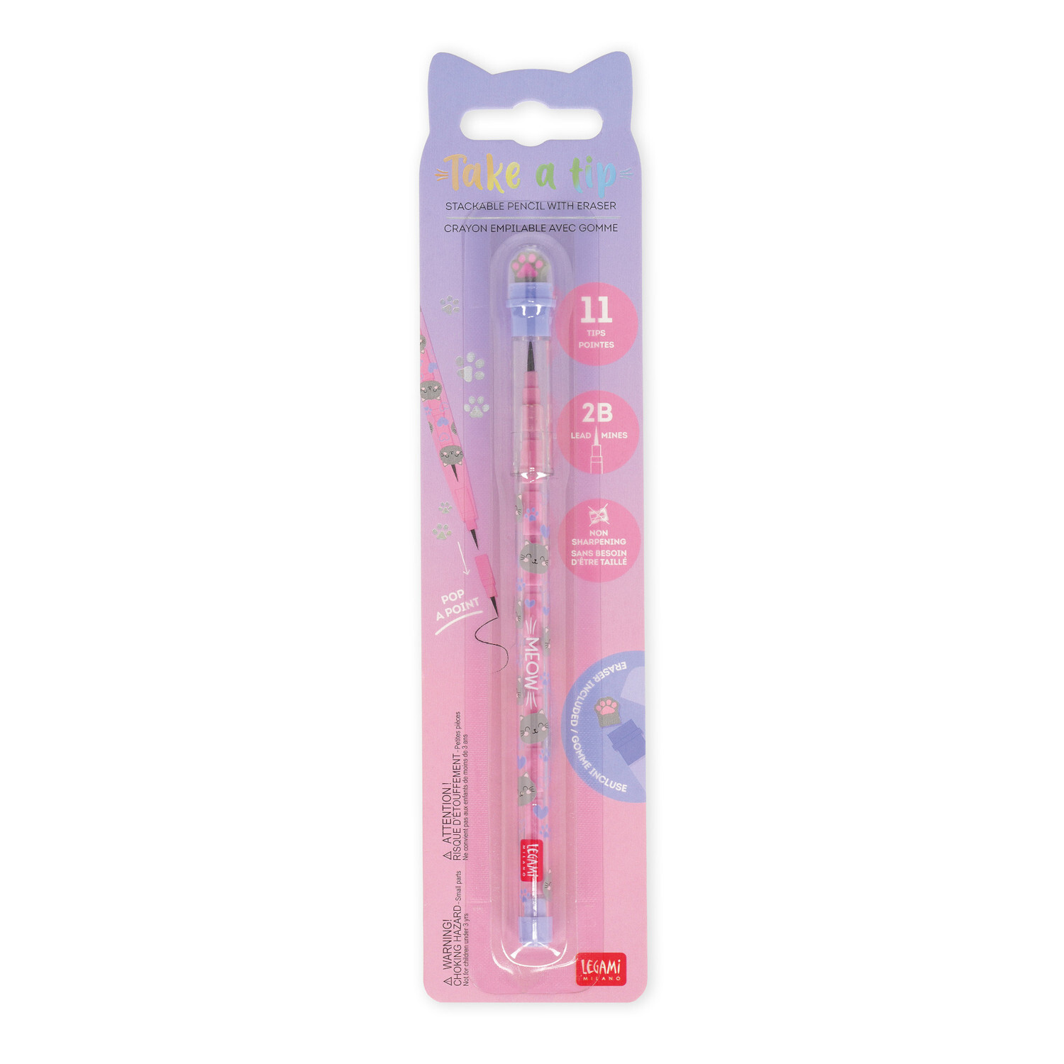 Stackable Pencils Farbe Kitty von Legami 