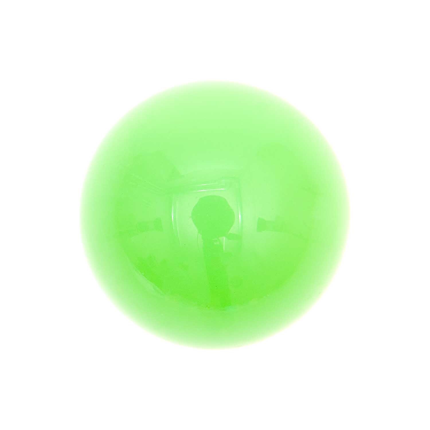 itoshii Perle rund 19mm, leuchtend in Neon Grün von Rico Design, ideal für kreative Schmuckprojekte.