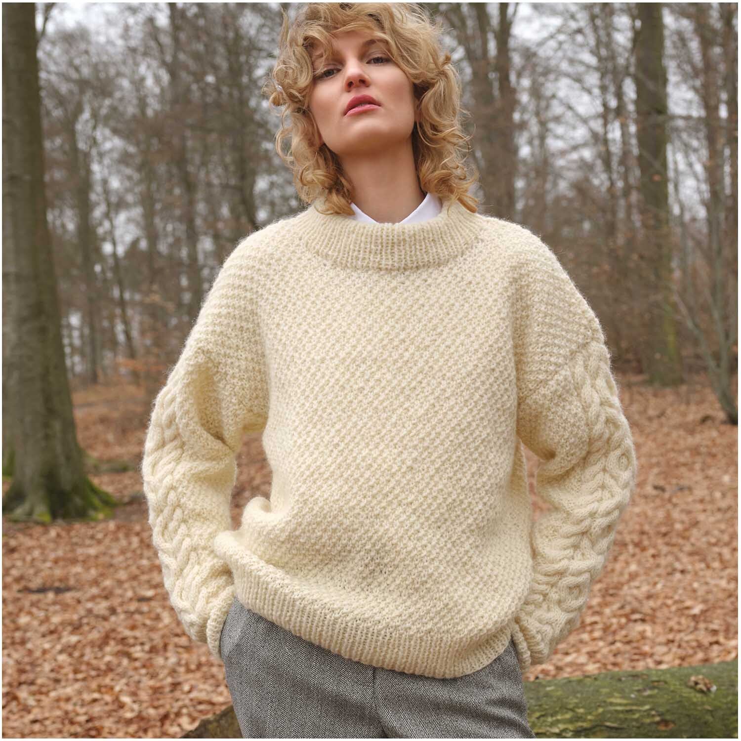 Strickset Pullover Modell 01 aus Luxury Knits Winter Special Herren von Rico Design