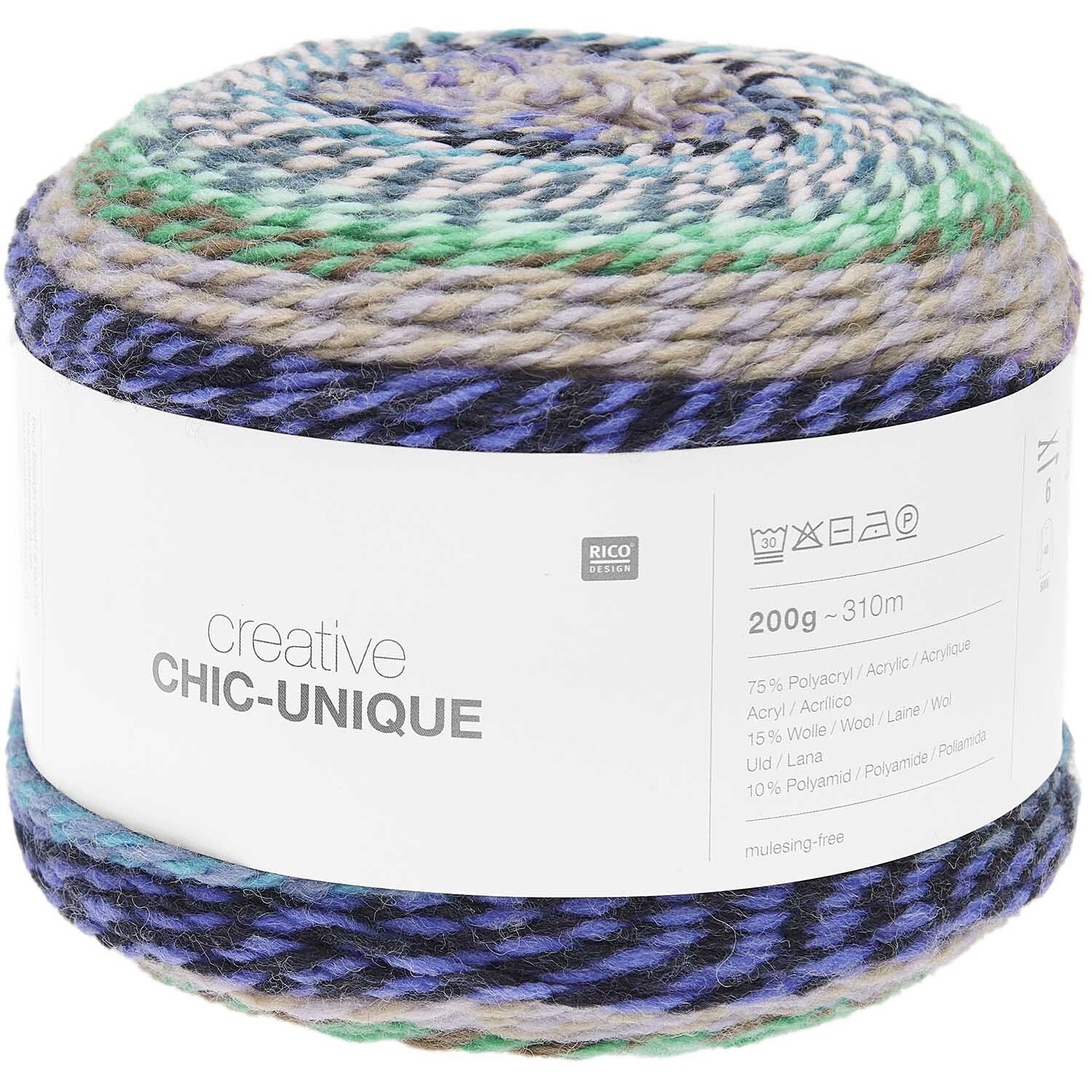 Creative Chic-Unique 200g 310m Farbe Orchids von Rico Design