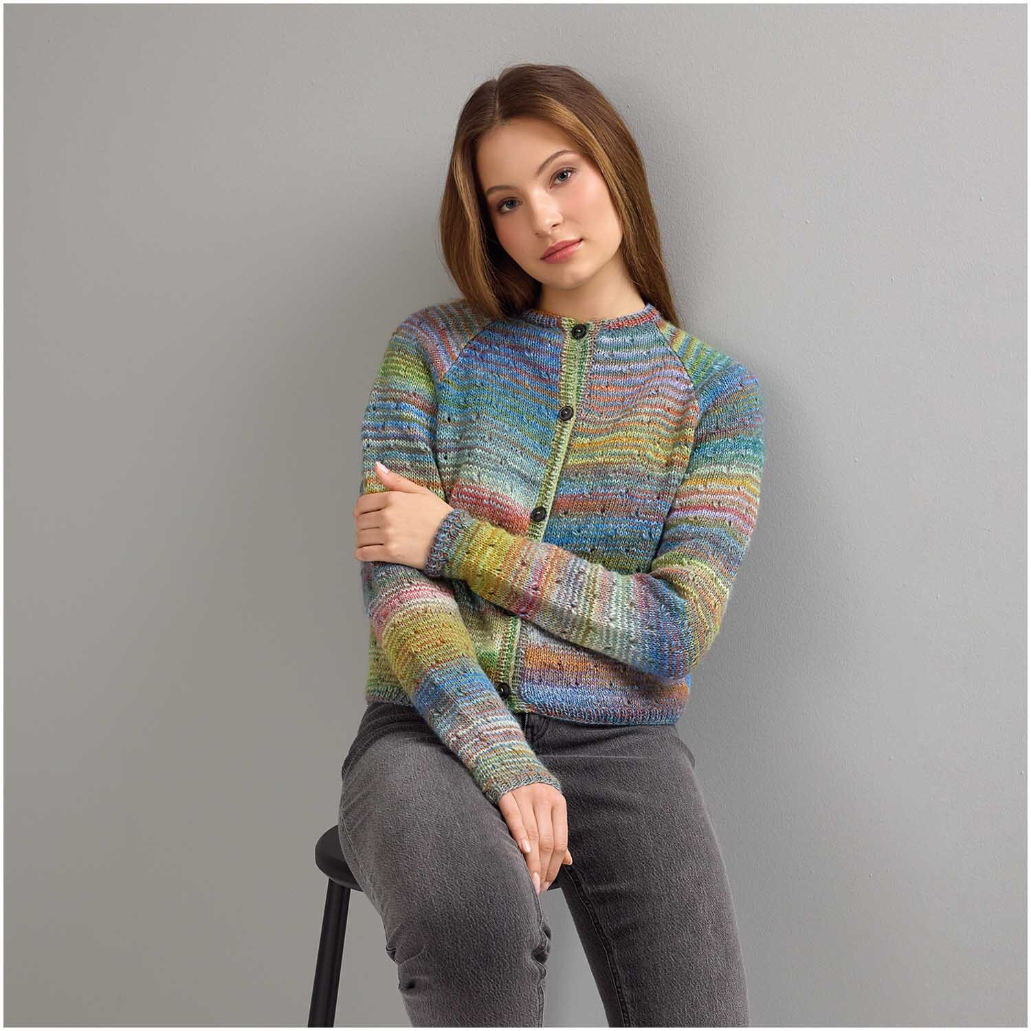 Strickset Jacke Modell 26 aus Die Neue Masche Nr. 7 von idee. Creativmarkt