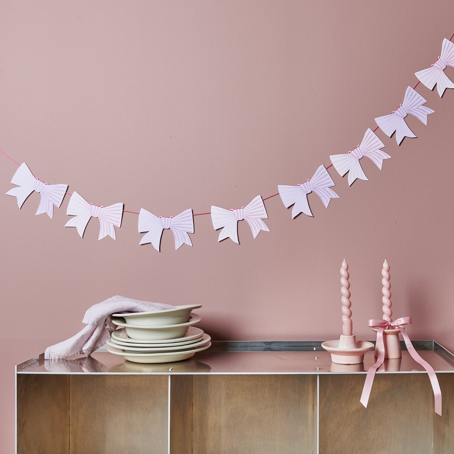 Paper Poetry Girlande Schleifen 3m von Rico Design
