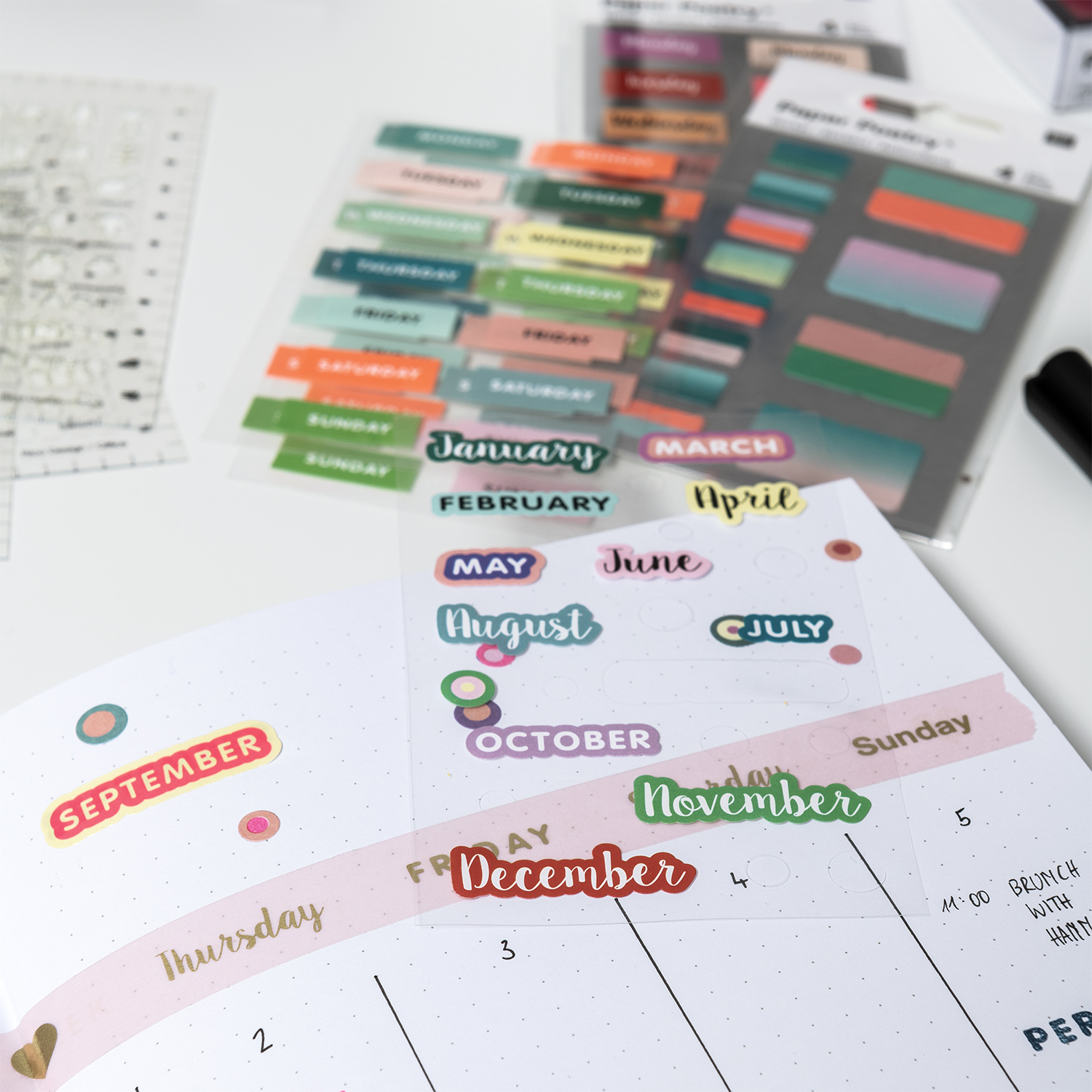 Anleitung Bullet Diary gestalten von Rico Design