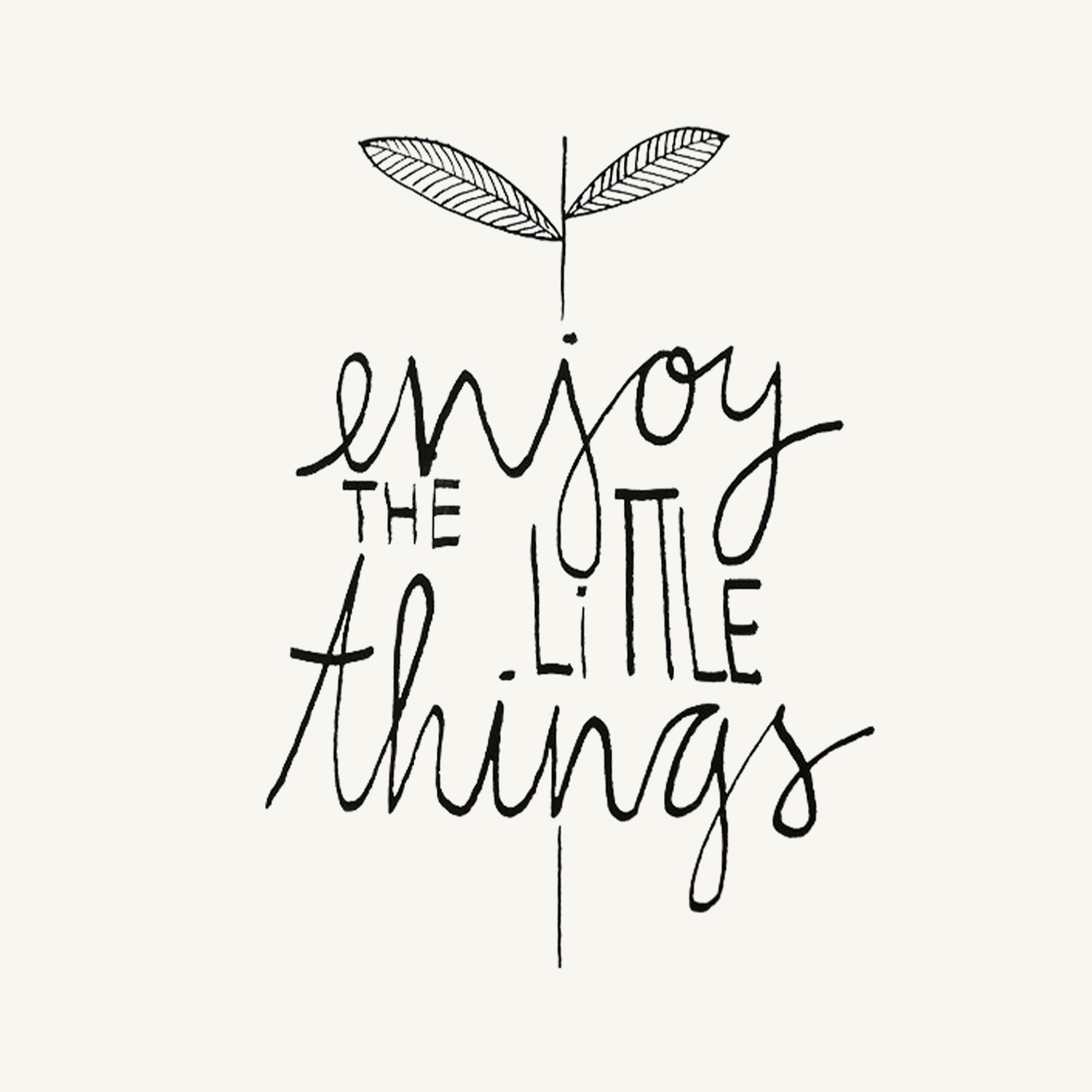 Anleitung Spruch kalligraphieren von idee. Creativmarkt 