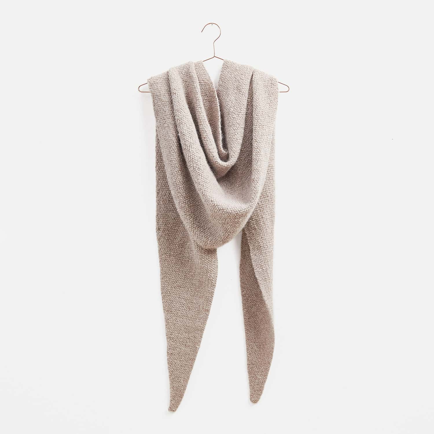 Gestricktes Dreieckstuch: Modell 13 aus dem Heft Top Down Knitting Special 2