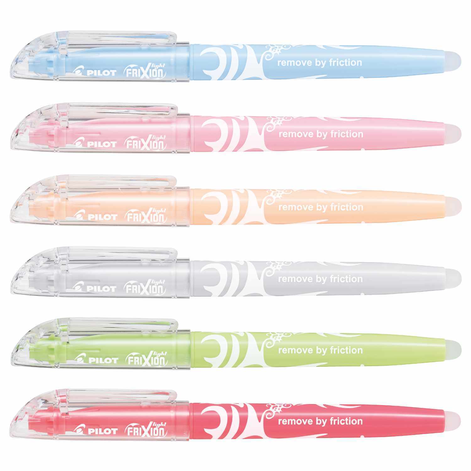 Frixion Light Natural Textmarker 6er-Set von Pilot 
